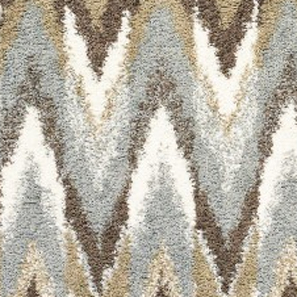 10" X 13" Taupe Dhurrie Area Rug