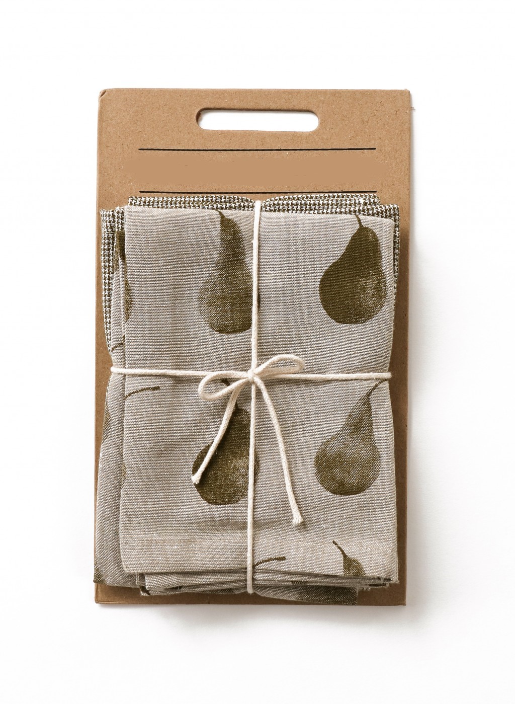 Set of Two Olive Green Tea Towels with Matching Oven Gloves