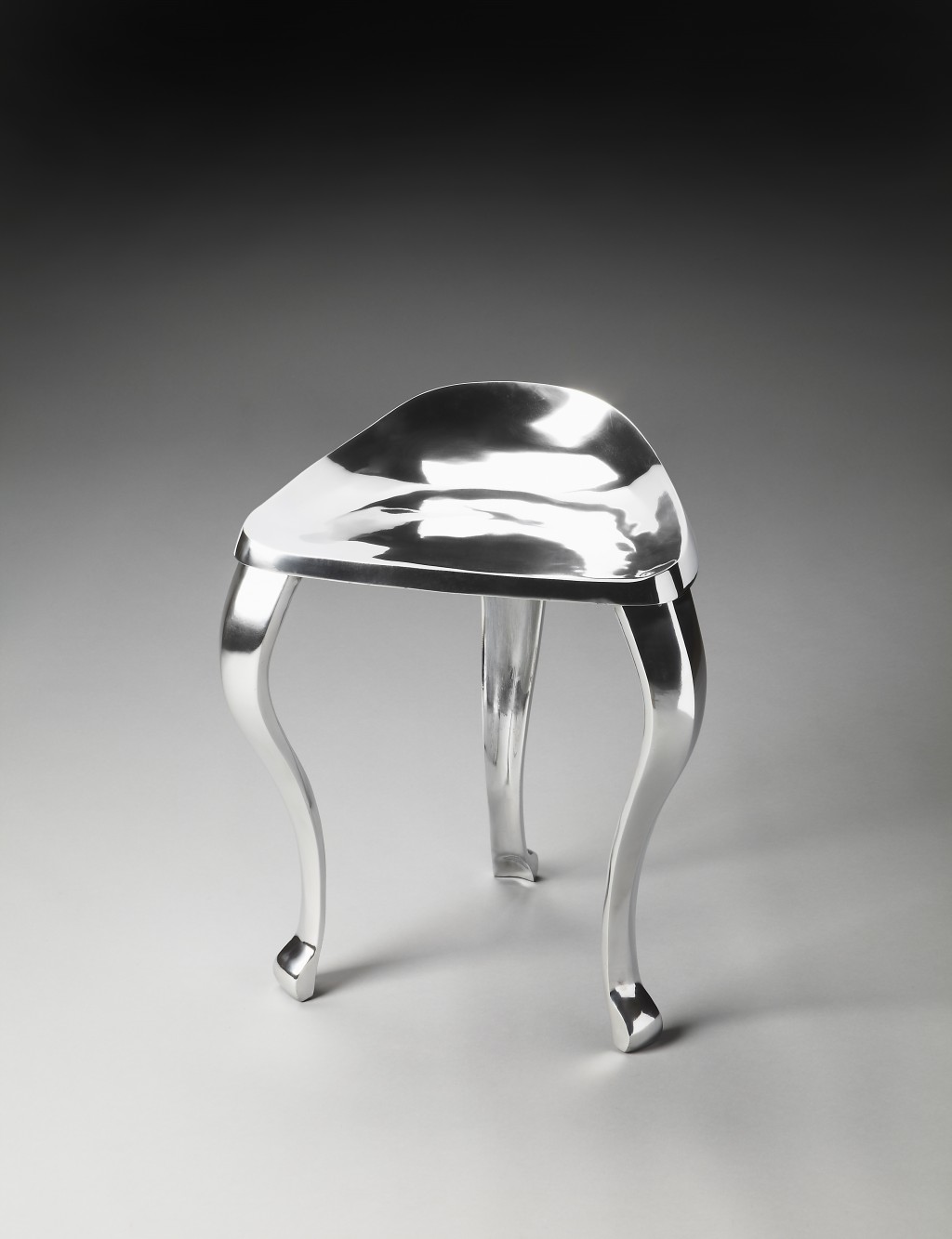 Modern Tripod Aluminum Stool