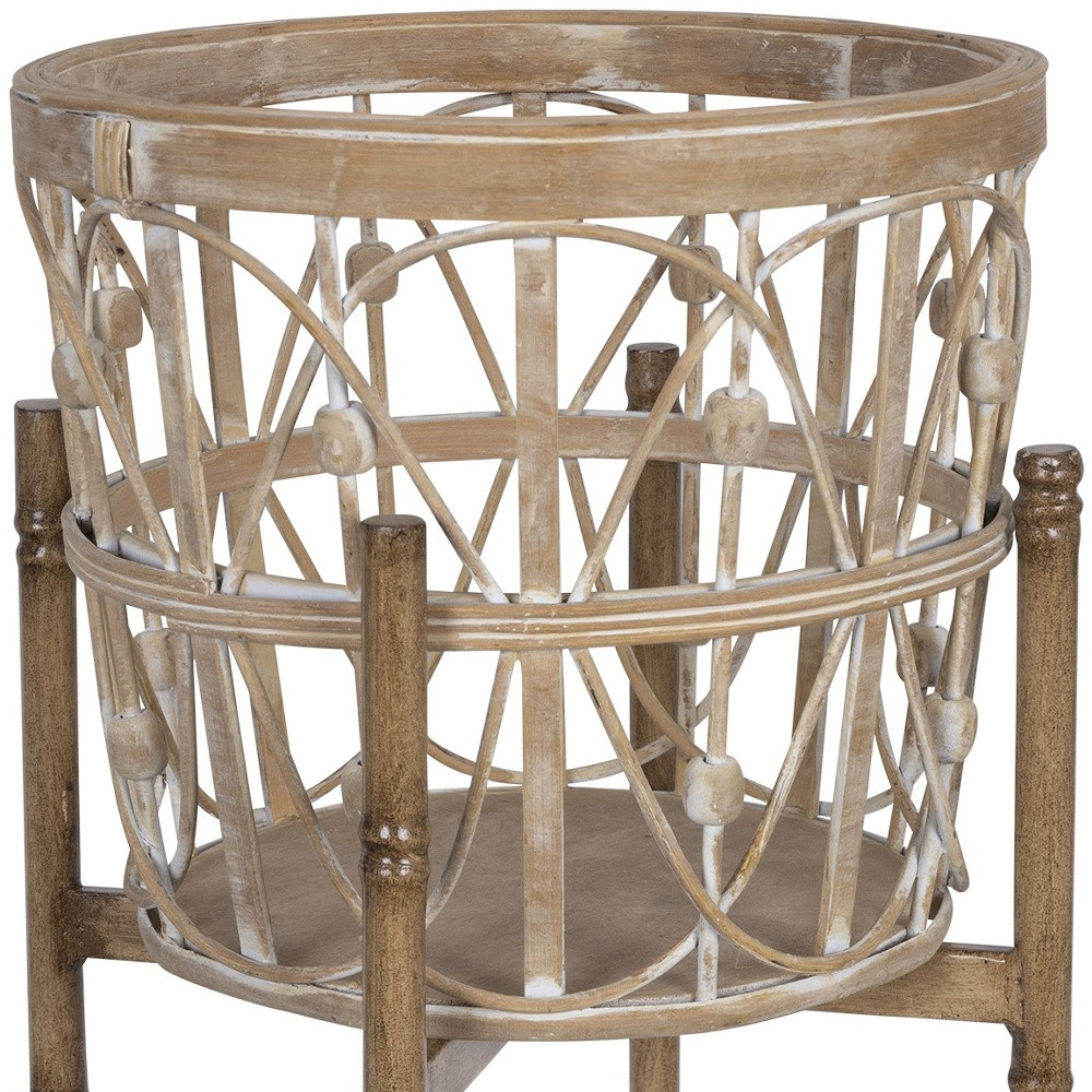 Bohemian Bamboo Plant Stand