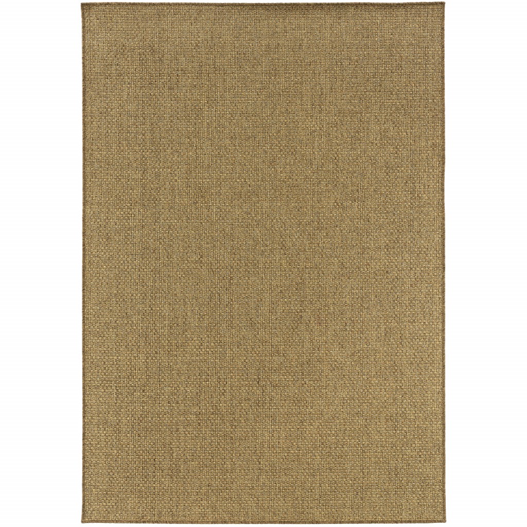 4' x 6' Tan Indoor Outdoor Area Rug-389467-1