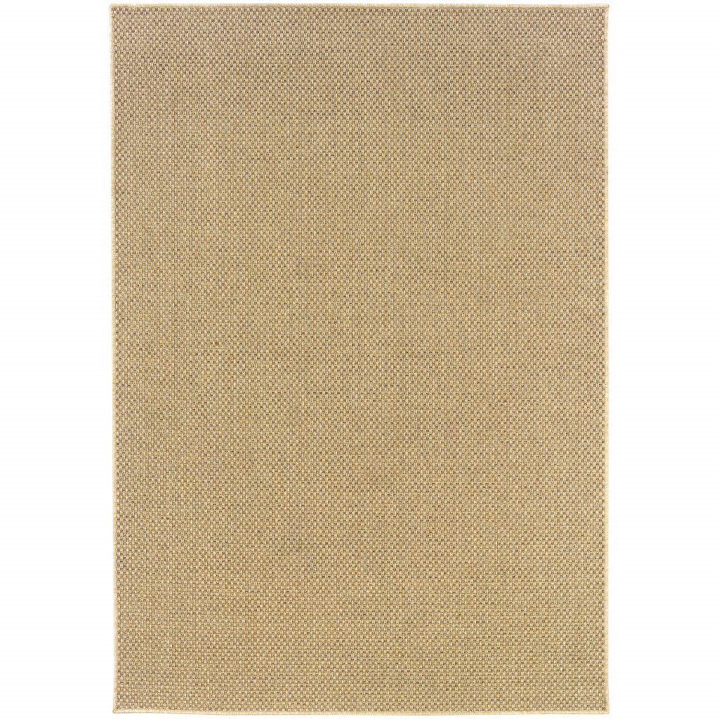 2' X 4' Beige Indoor Outdoor Area Rug-389474-1