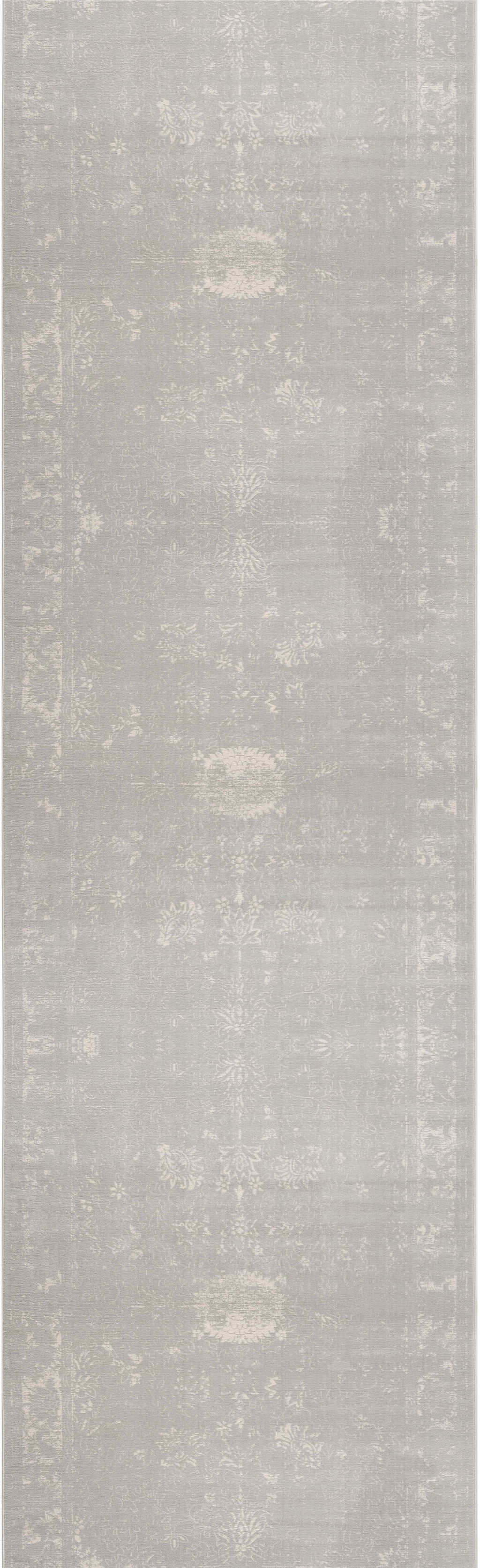 2’ X 8’ Modern Gray Distressed Runner Rug-390294-1