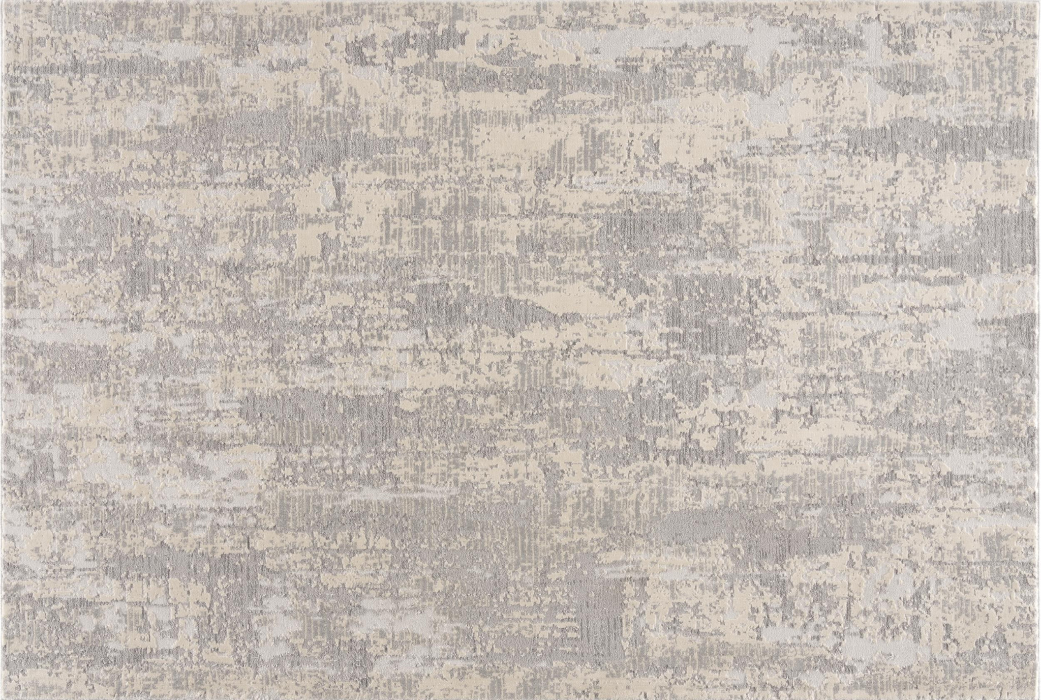 4" X 6" Gray Metro Modern Abstract Area Rug