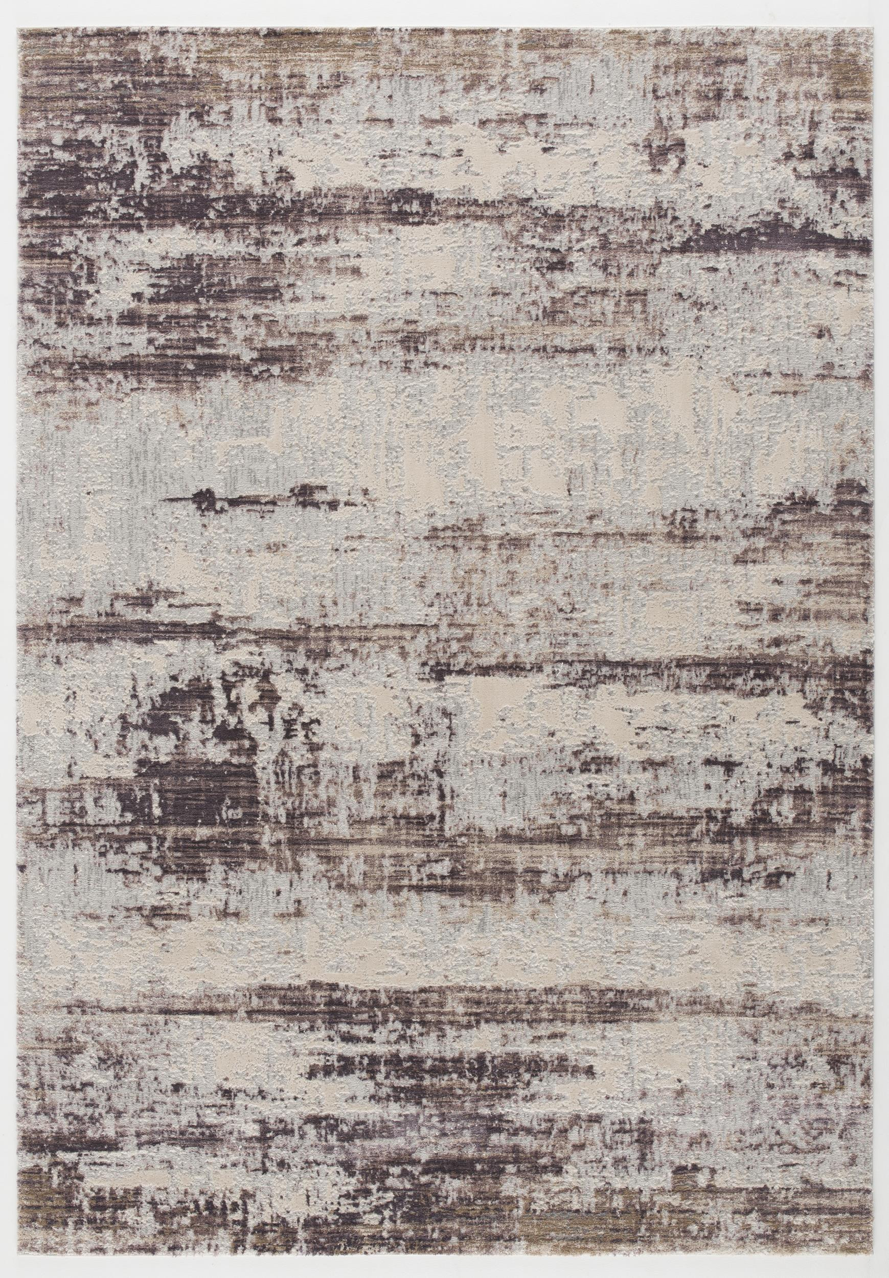 3" X 5" Violet Abstract Dhurrie Area Rug
