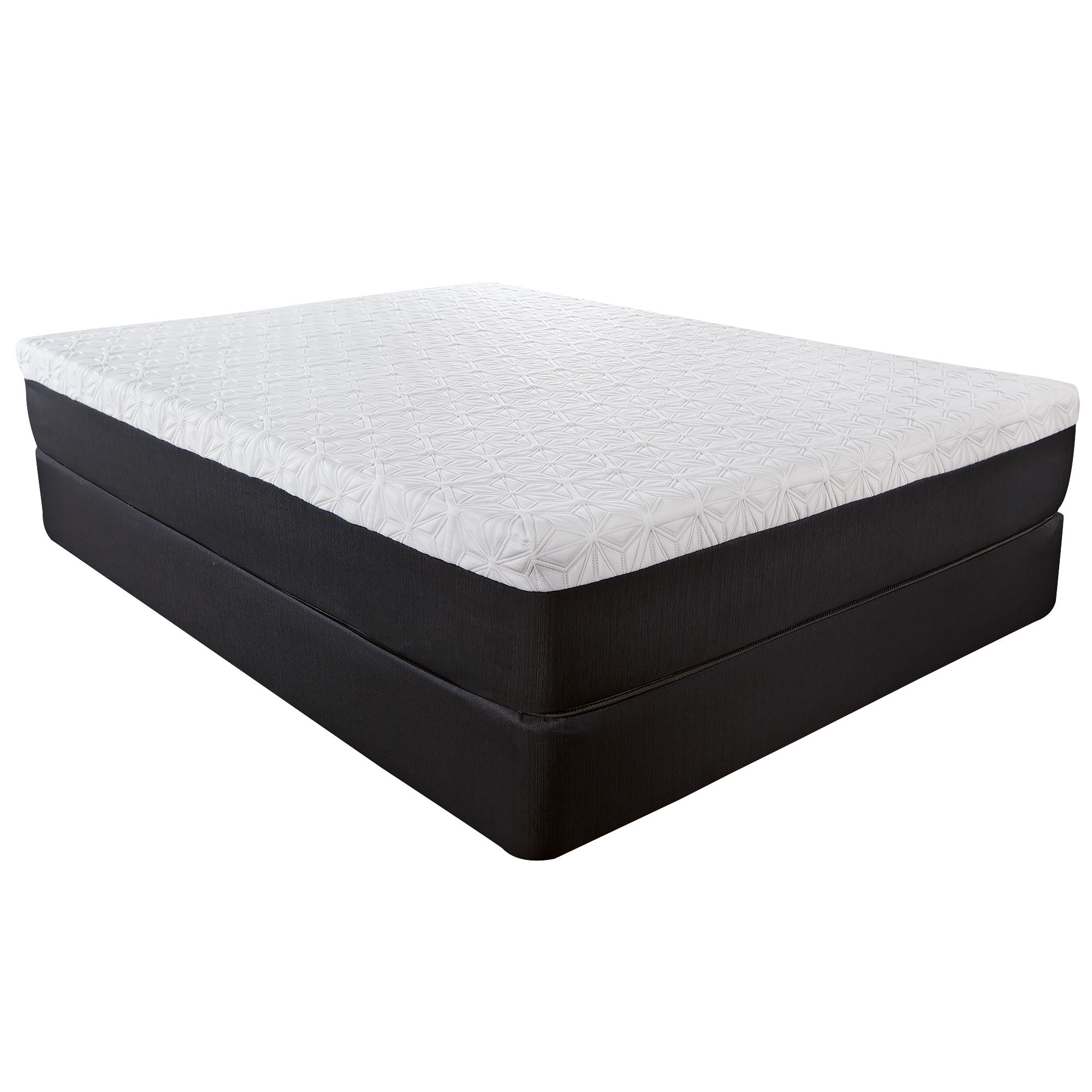 10.5" Lux Gel Infused Memory Foam And High Density Foam Mattress Twin-391622-1