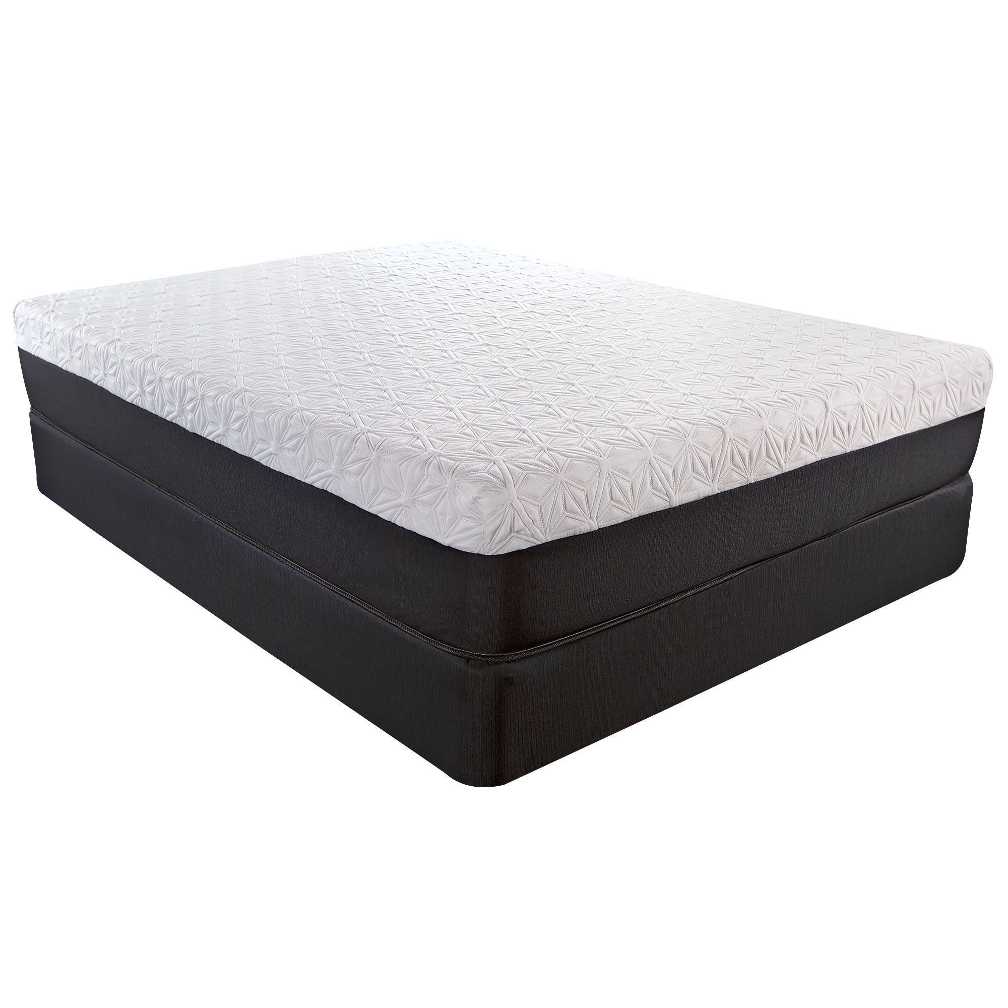 11.5" Lux Copper Infused Gel Memory Foam And High Density Foam Mattress Twin-391623-1