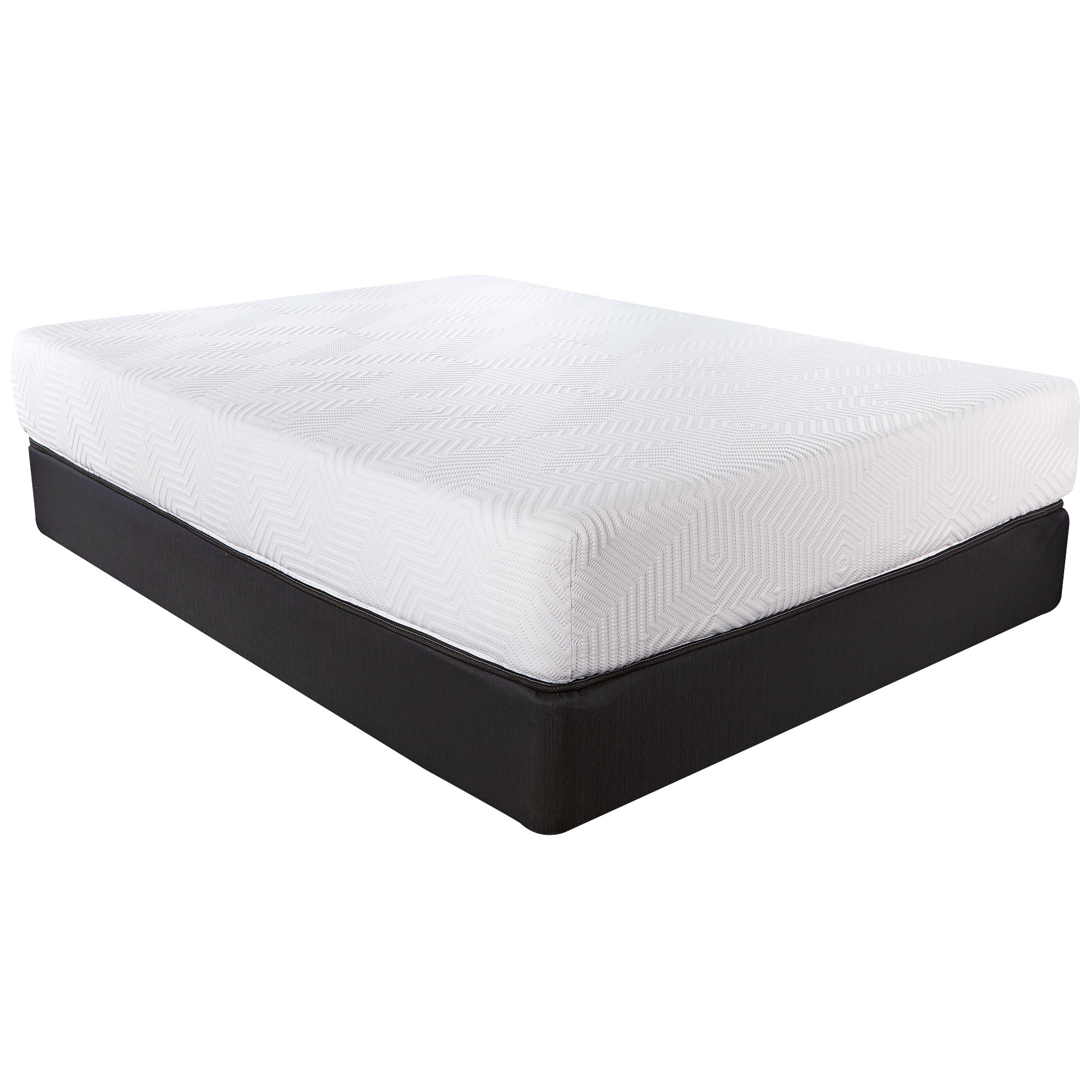 10.5" Hybrid Lux Memory Foam And Wrapped Coil Mattress Full-391674-1