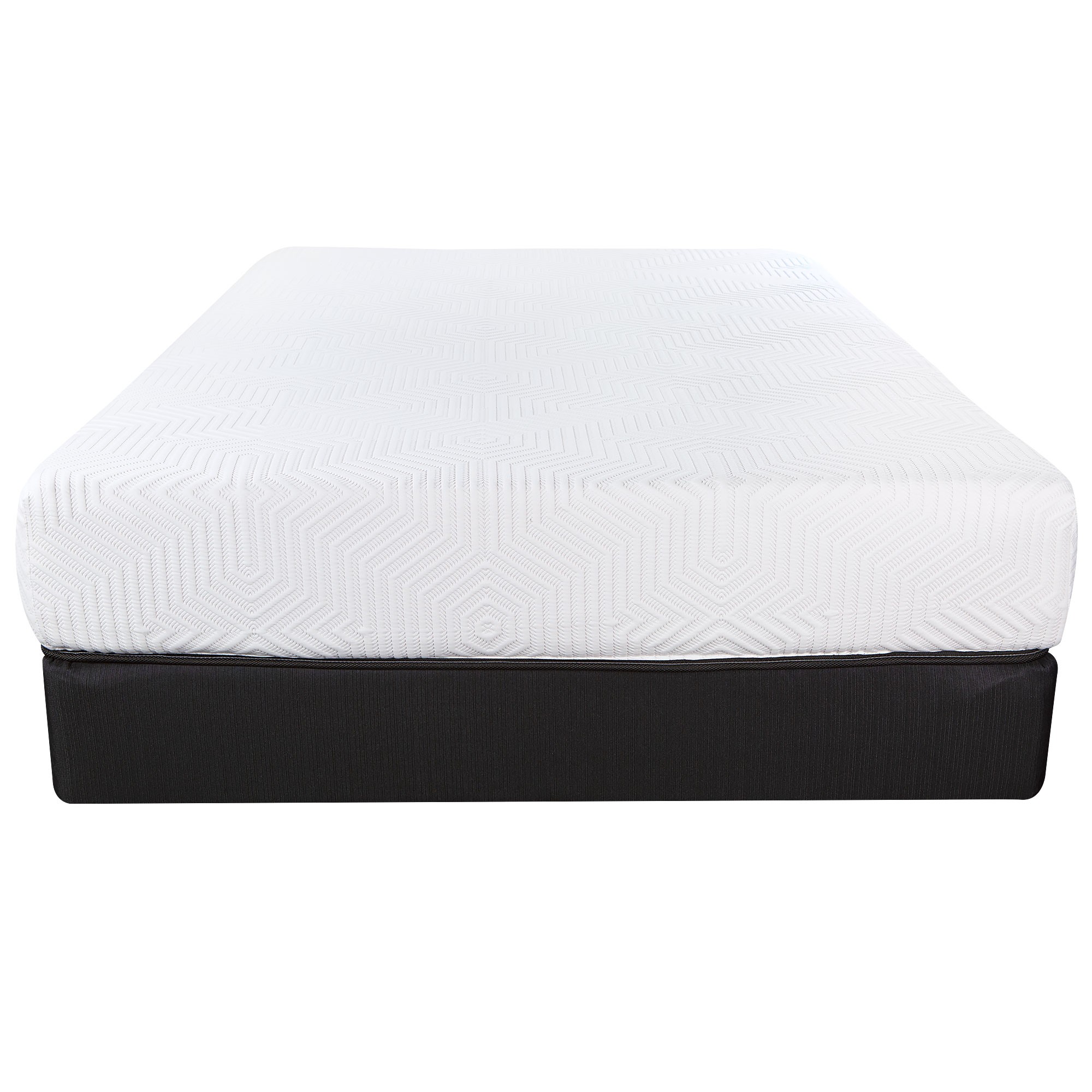 10.5" Hybrid Lux Memory Foam and Wrapped Coil Mattress King