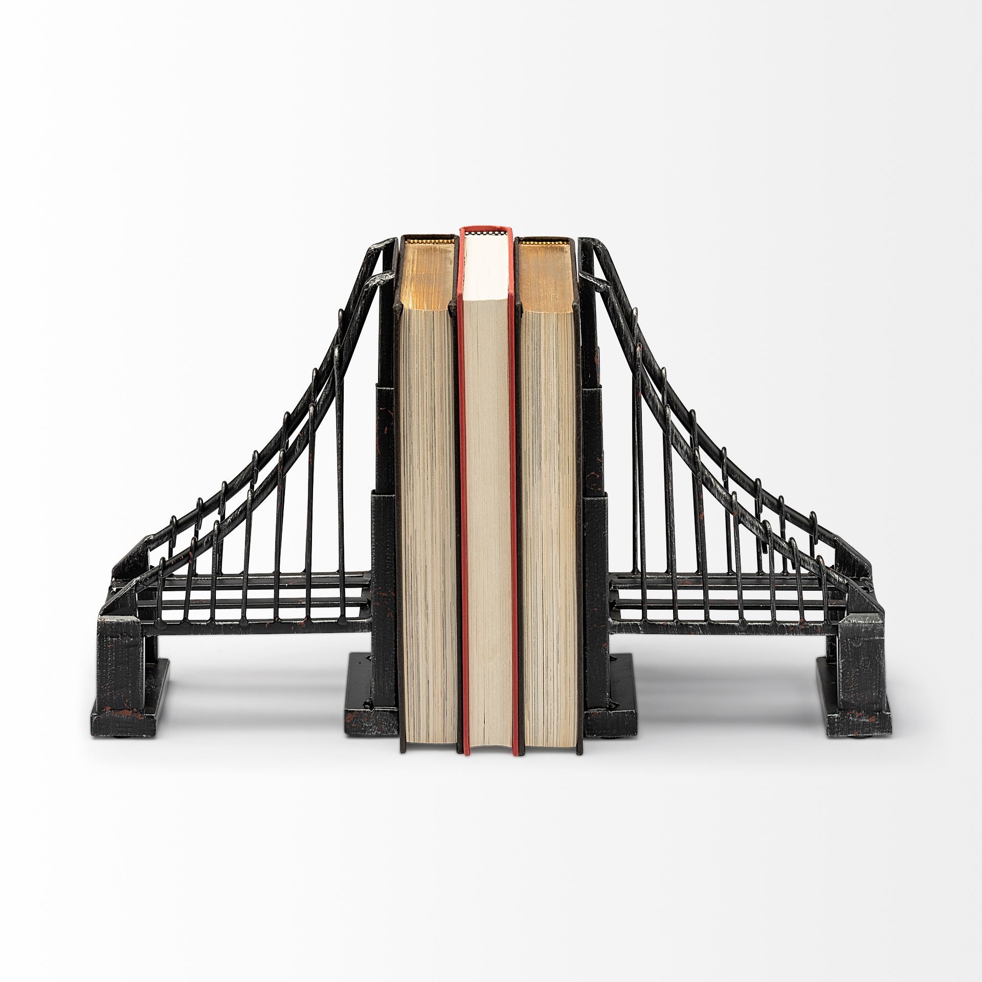 Vintage Look Suspension Bridge Bookends