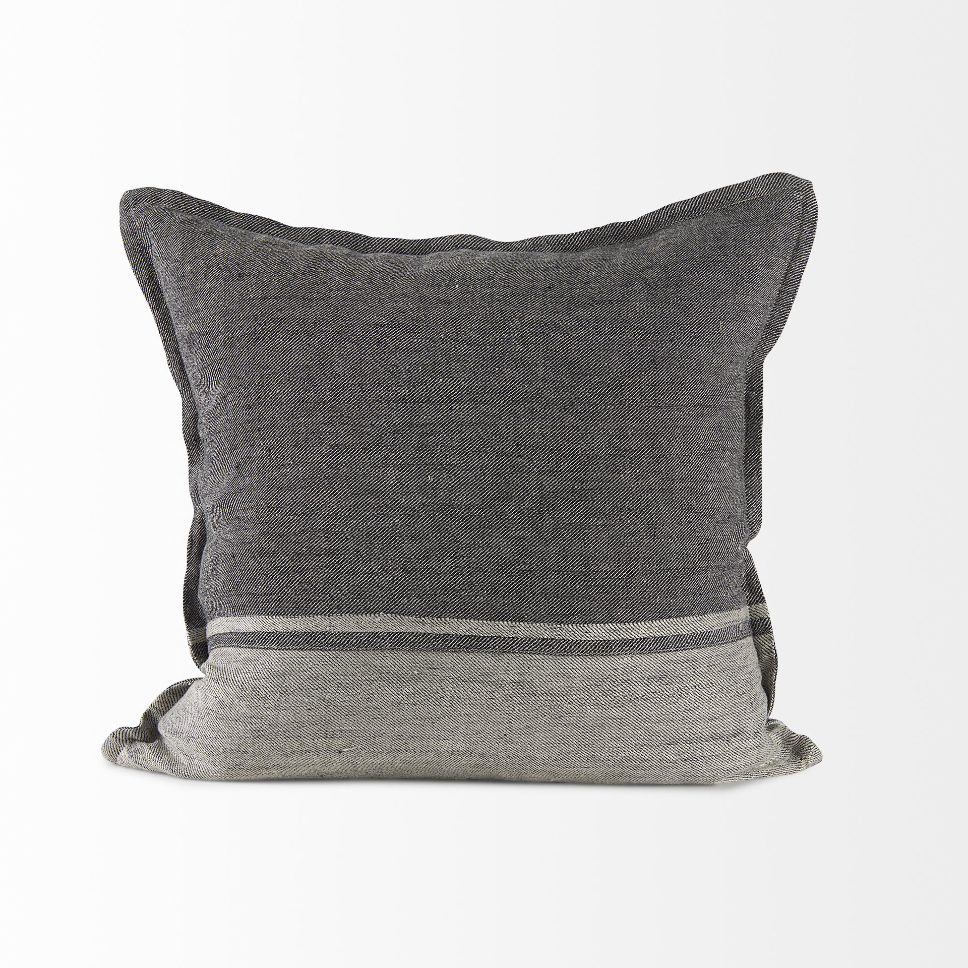 Light and Dark Gray Cushion Cover