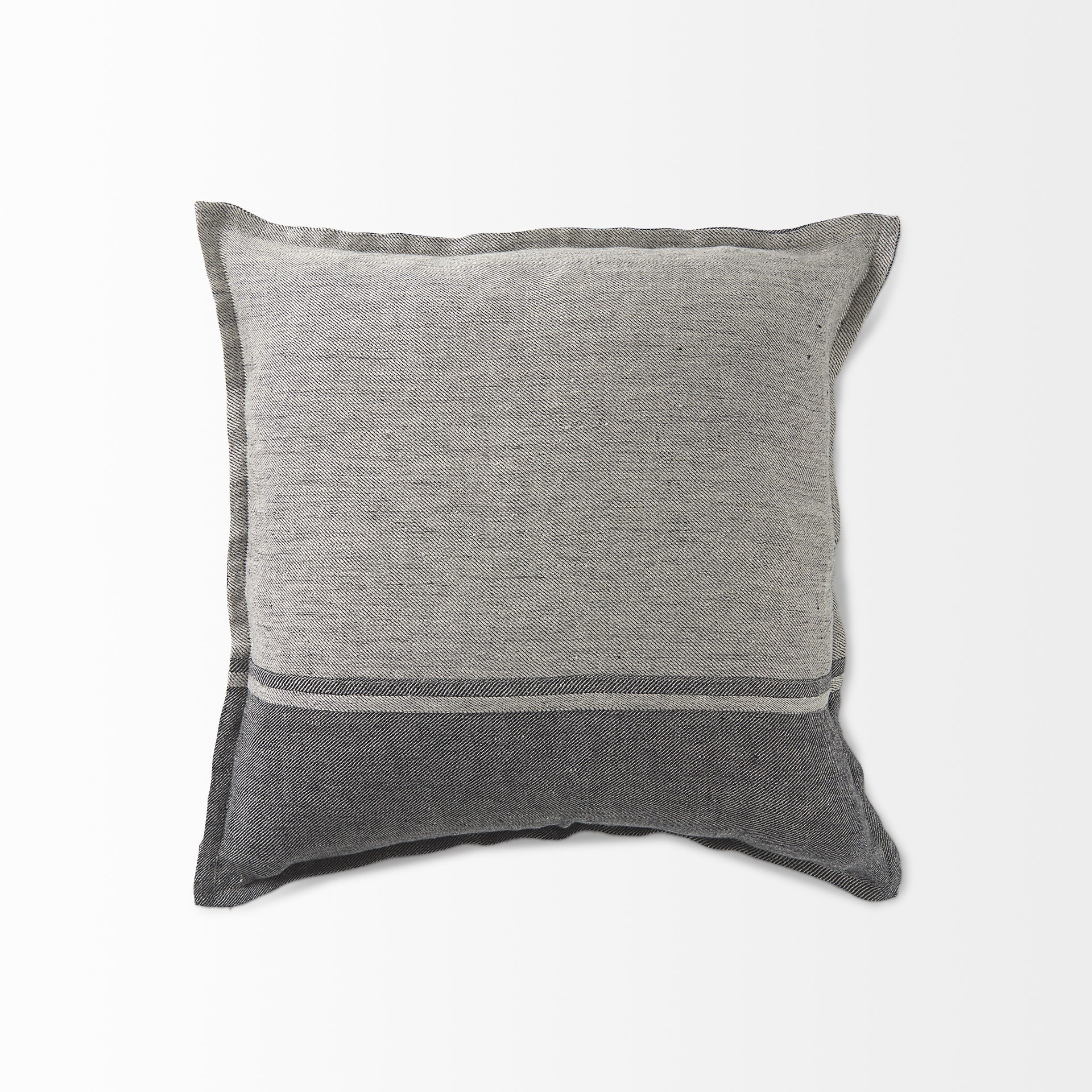 Light and Dark Gray Cushion Cover