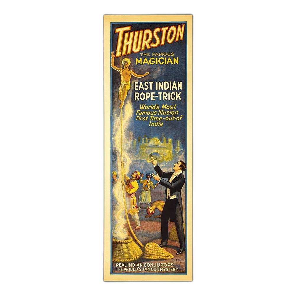 6" X 18" Thurston Rope Trick Vintage Magic Poster Wall Art-393388-1