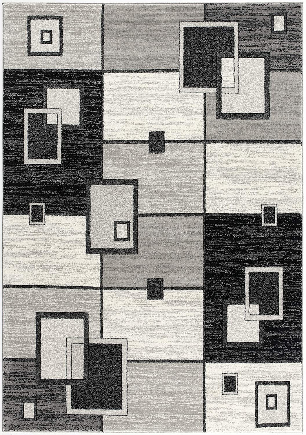 20" Gray Abstract Dhurrie Runner Rug