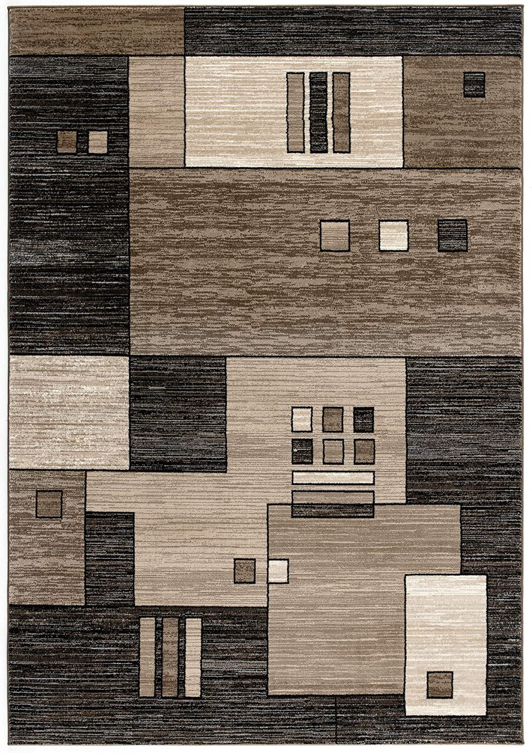 2" X 4" Beige Abstract Dhurrie Area Rug