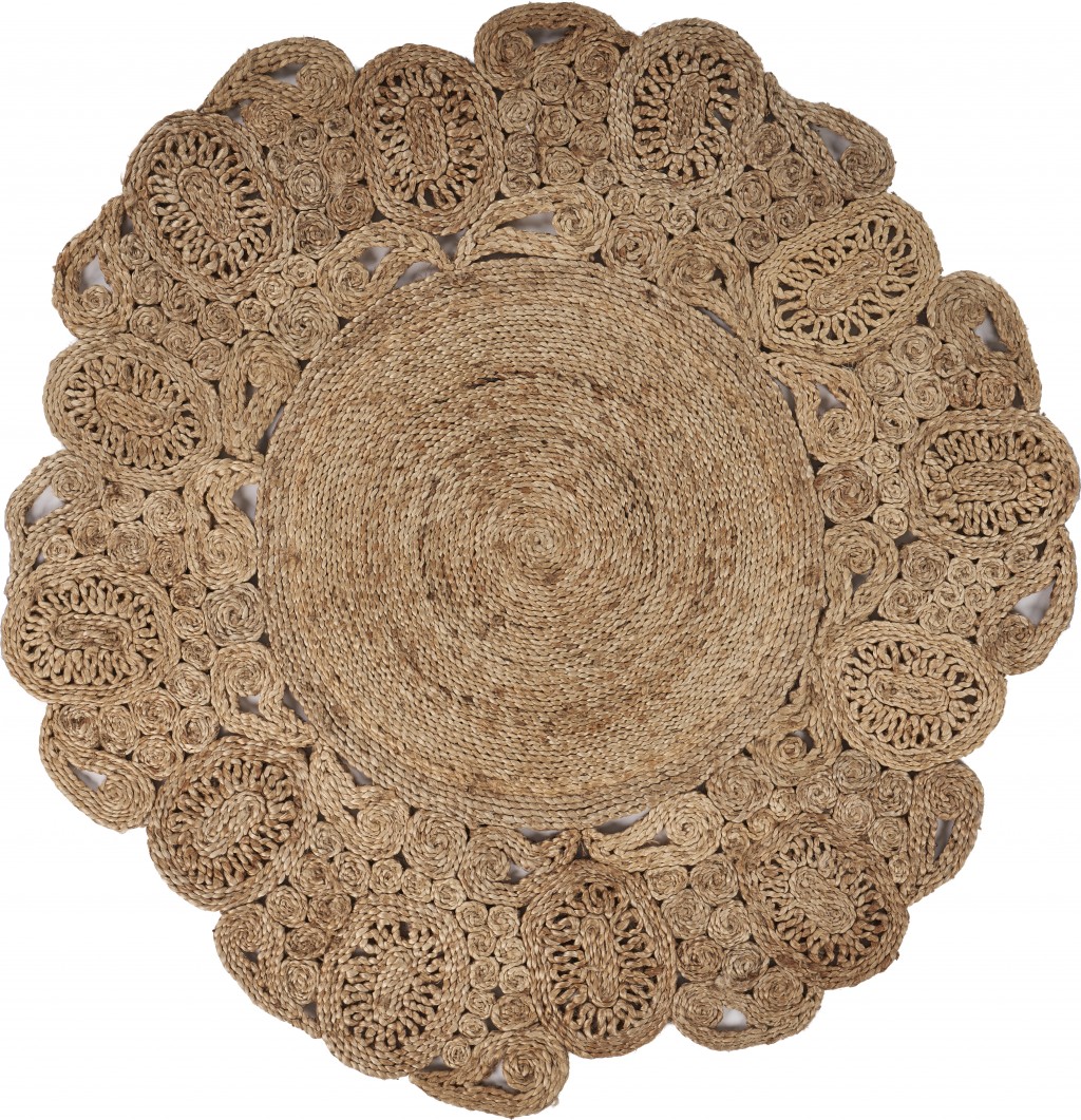 Natural Bloom Boutique Jute Rug-394225-1