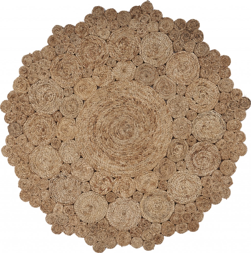 Bursting Medallion Boutique Jute Rug-394228-1