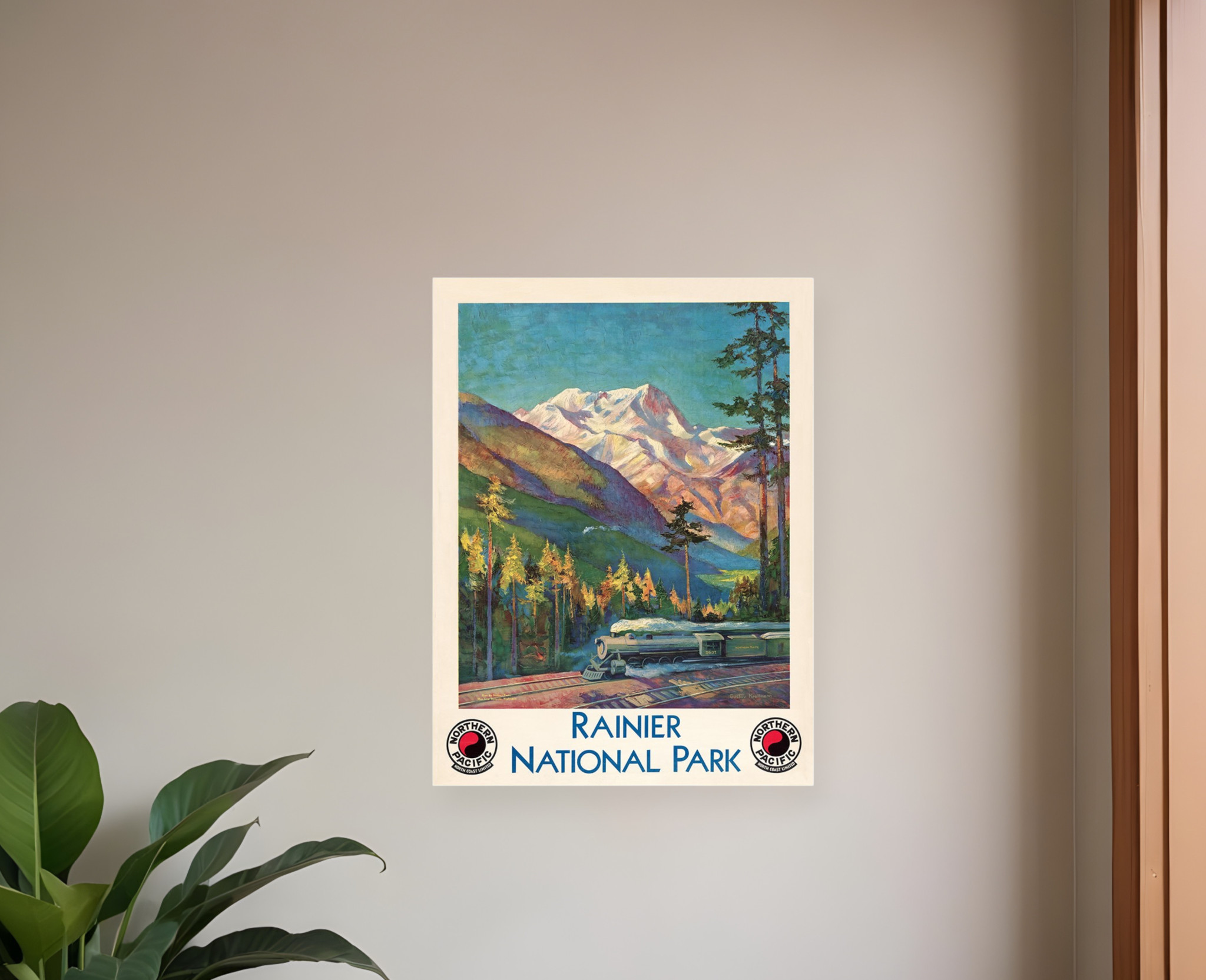 11" X 14" Rainier National Park C1920S Vintage Travel Poster Wall Art-394316-1