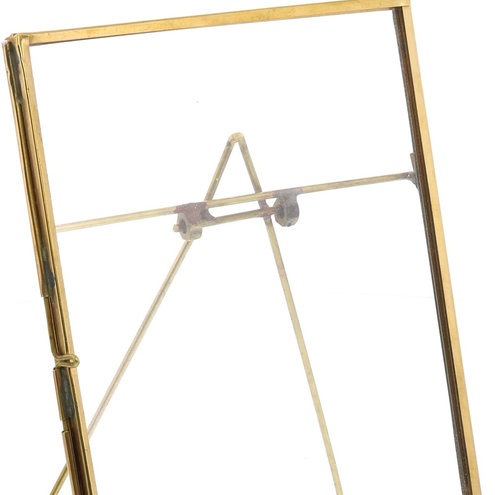 5" x 7" Gold Metal Tabletop Picture Frame