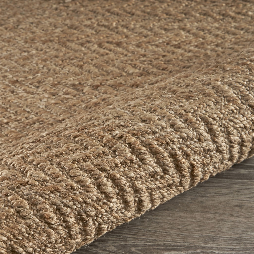 8" X 10" Natural Hand Woven Area Rug