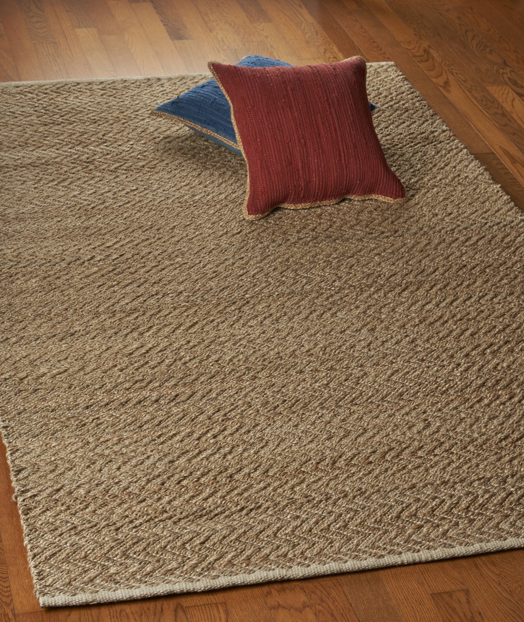 8" X 10" Natural Hand Woven Area Rug