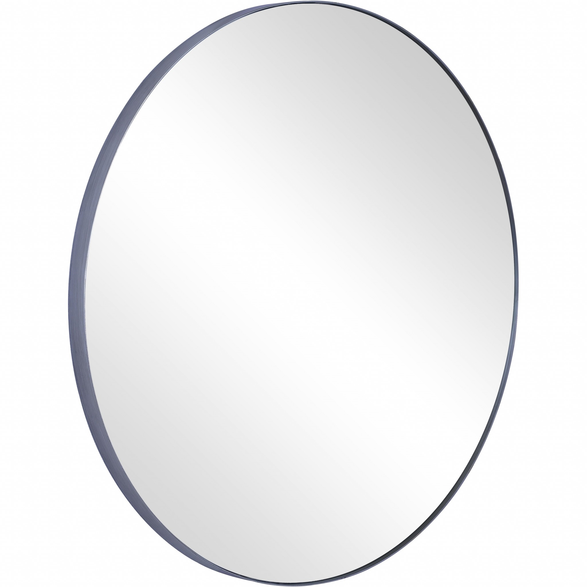Clean and Chic Round Mirror