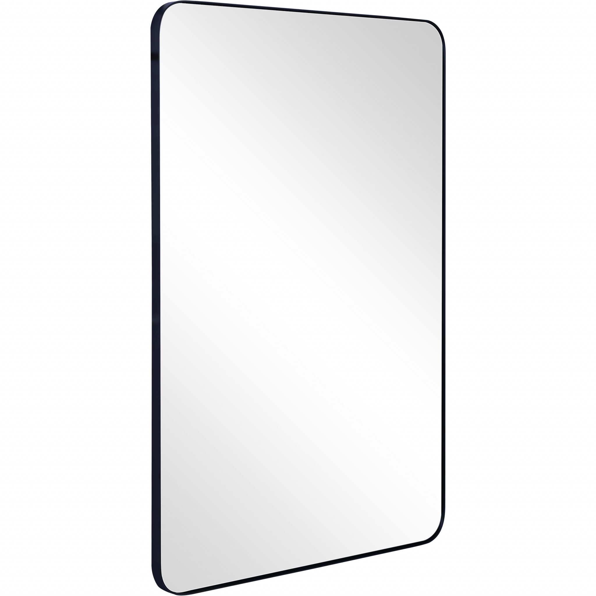 Rectangular Clean Metal Mirror