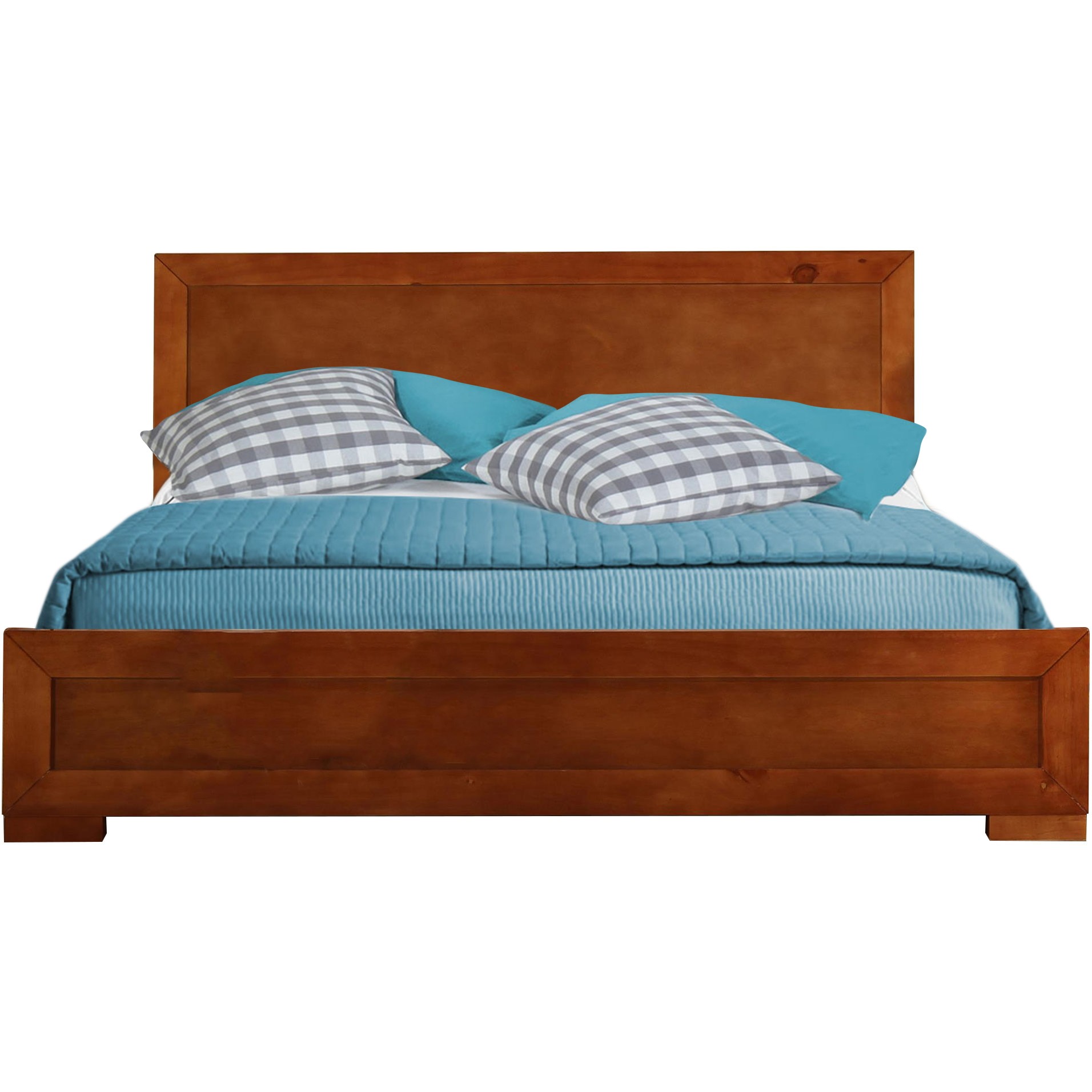 Cherry Wood Full Platform Bed-397088-1