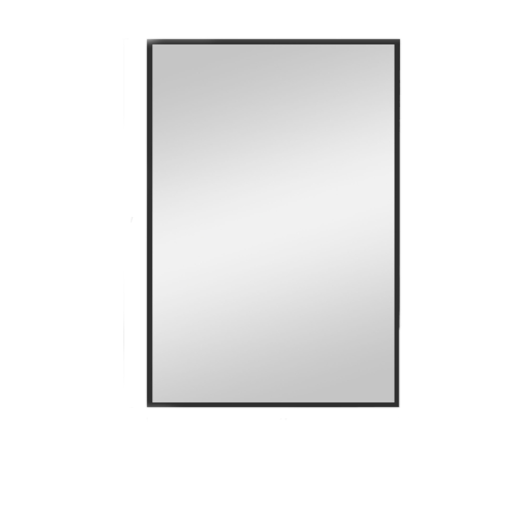 Black Aluminum Wall Mirror-397142-1