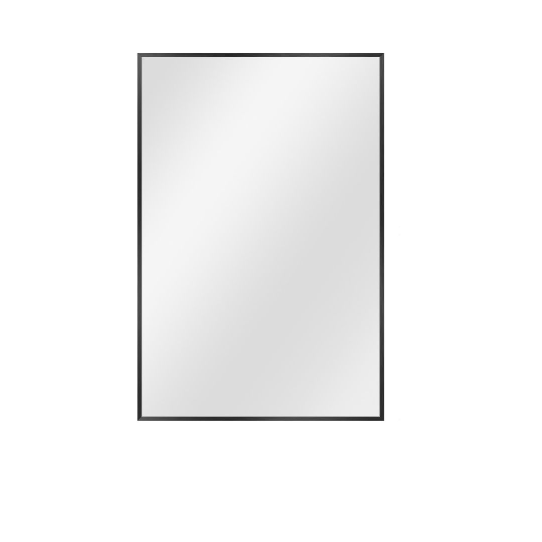 Black Rectangular Wall Mirror-397152-1