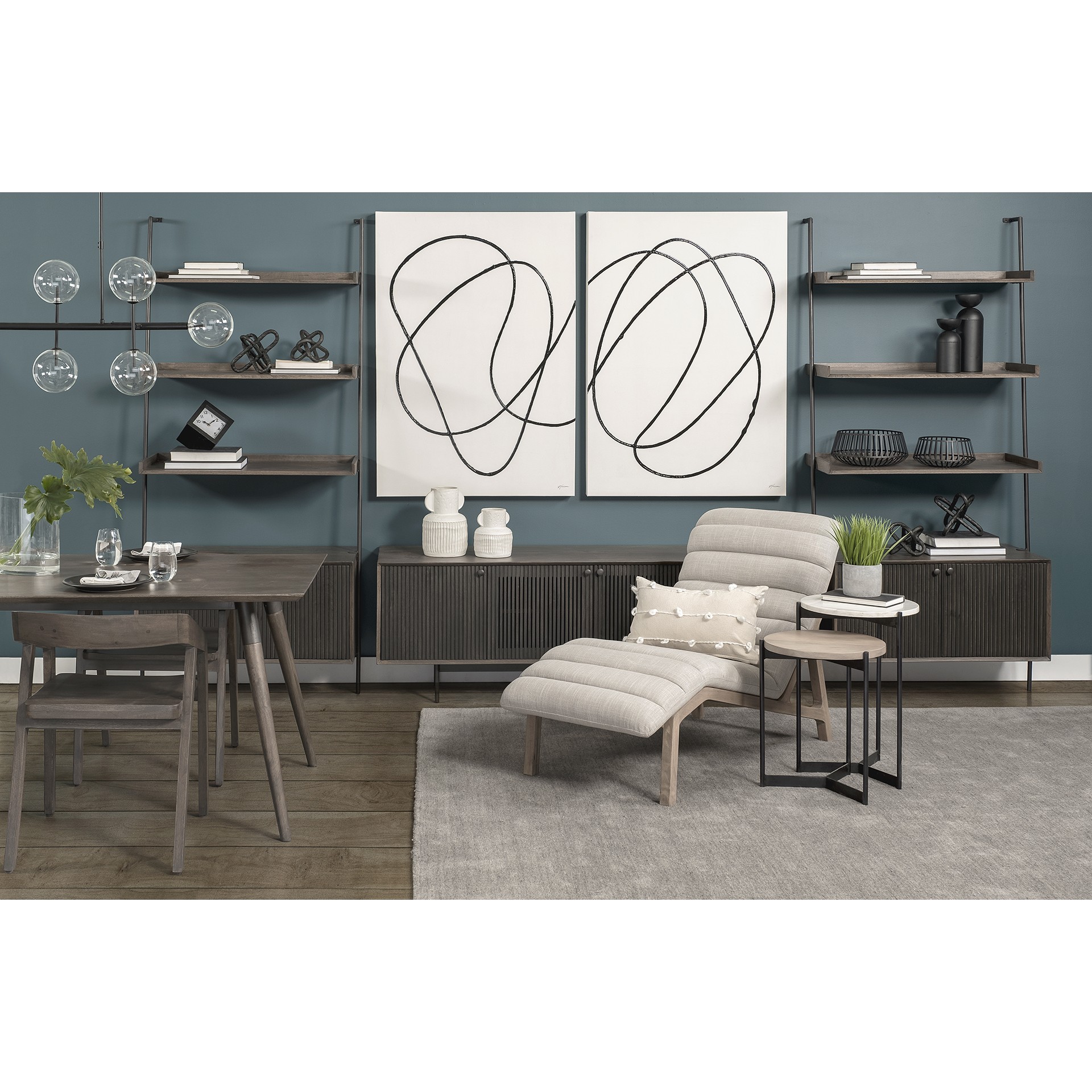 12 Inch Textured Whitewash Ceramic Vase with Handles