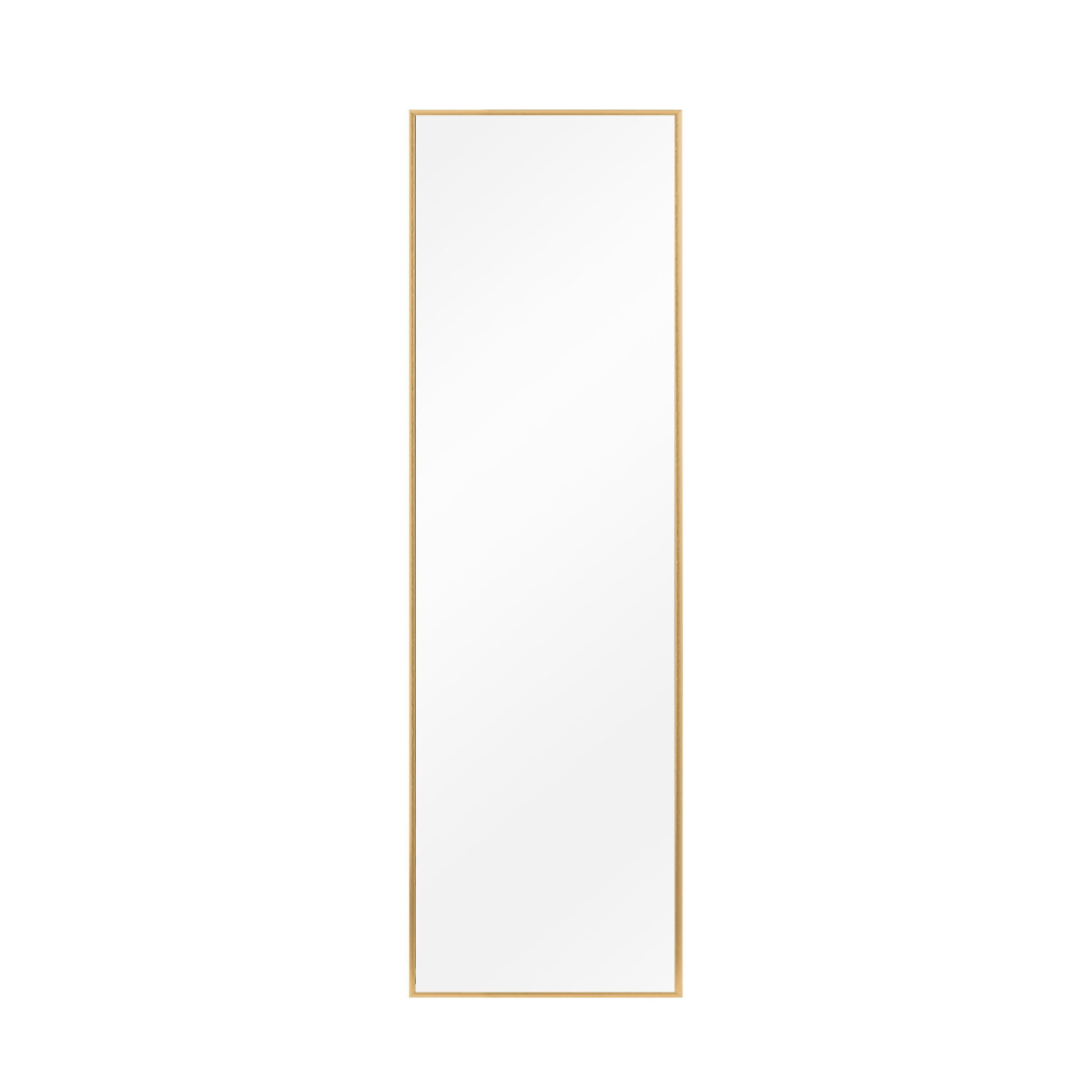 51" Gold Metal Framed Freestanding Standing Mirror-397707-1