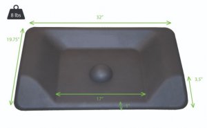 Premium Black Cushion Varied Surface Anti Fatigue Mat