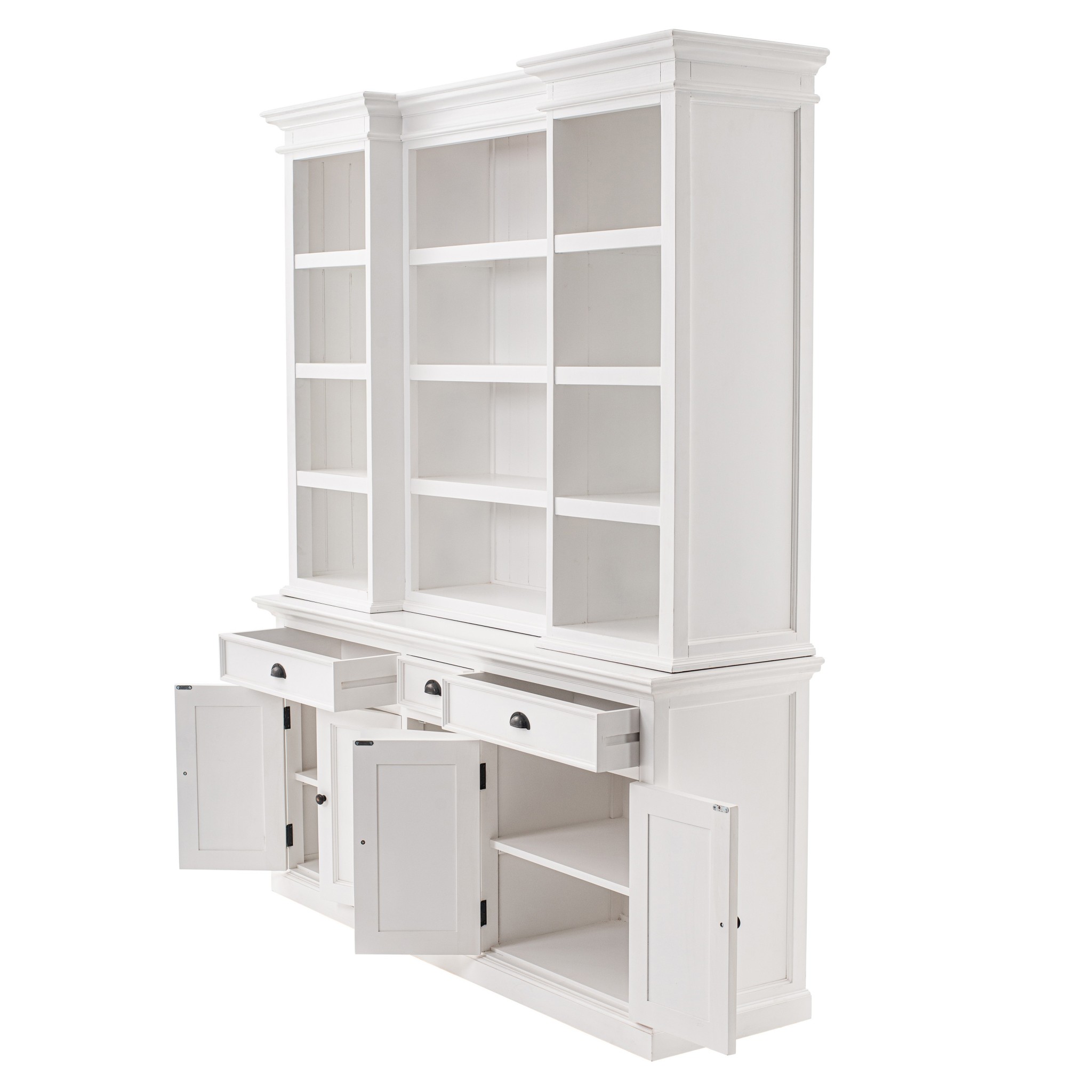 Classic White Large Kitchen Hutch