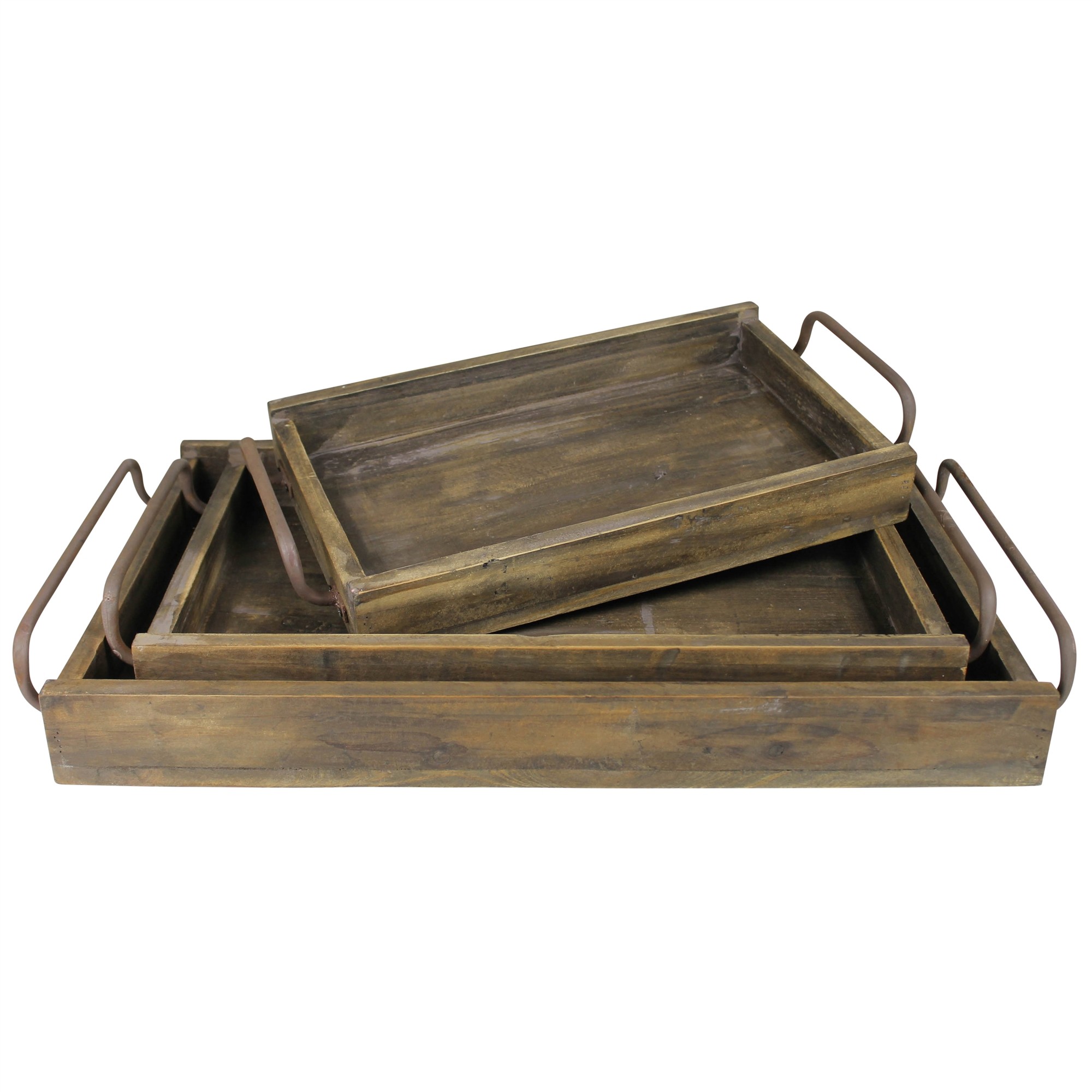 Buy Wooden Serving Tray with Handles Online at Best Price - Nestroots