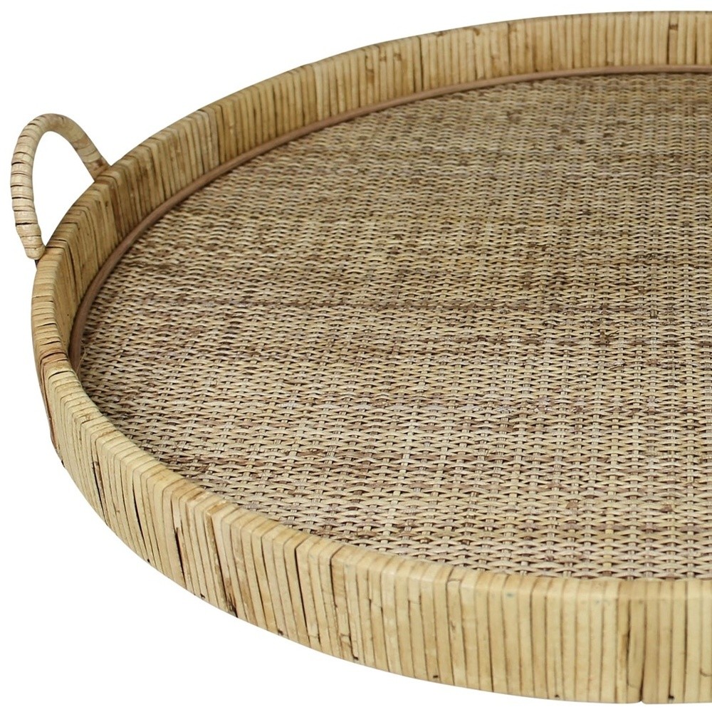 Jumbo Bamboo Round Tray