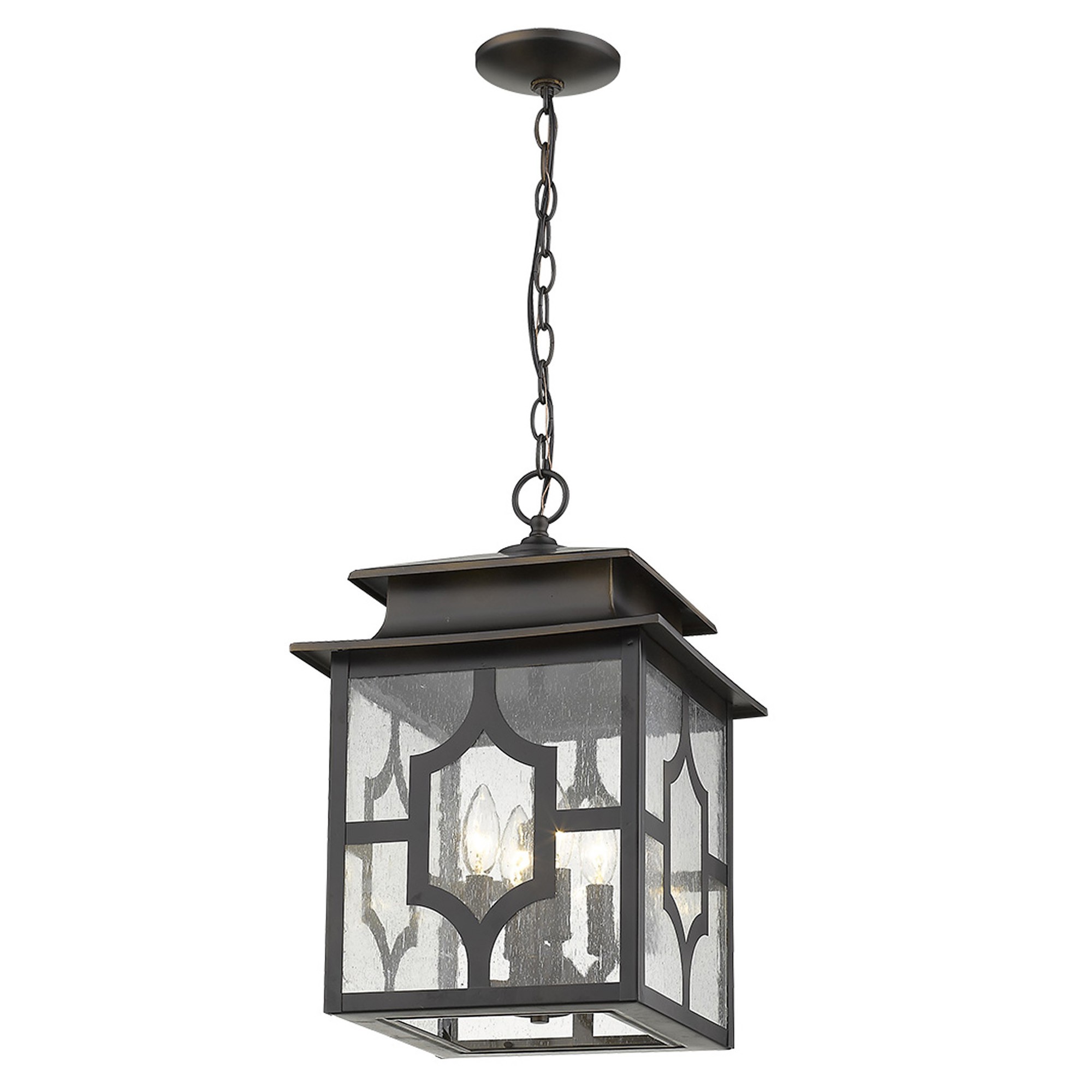 Calvert 4-Light Oil-Rubbed Bronze Hanging Lantern