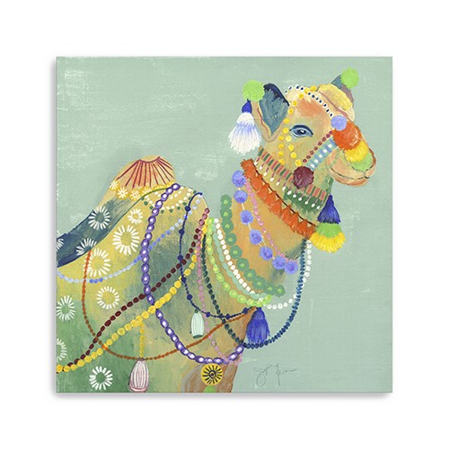 Moroccan Inspired Camel Unframed Print Wall Art-398876-1