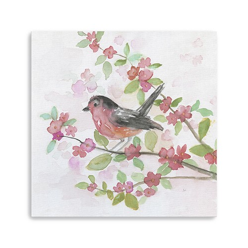 Flower And Bird Unframed Print Wall Art-398922-1