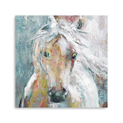 Whimsical Horse Unframed Print Wall Art-398932-1