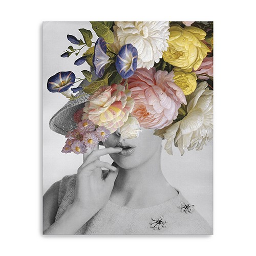 Glamorous Garden Party Dress Up Unframed Print Wall Art-399038-1