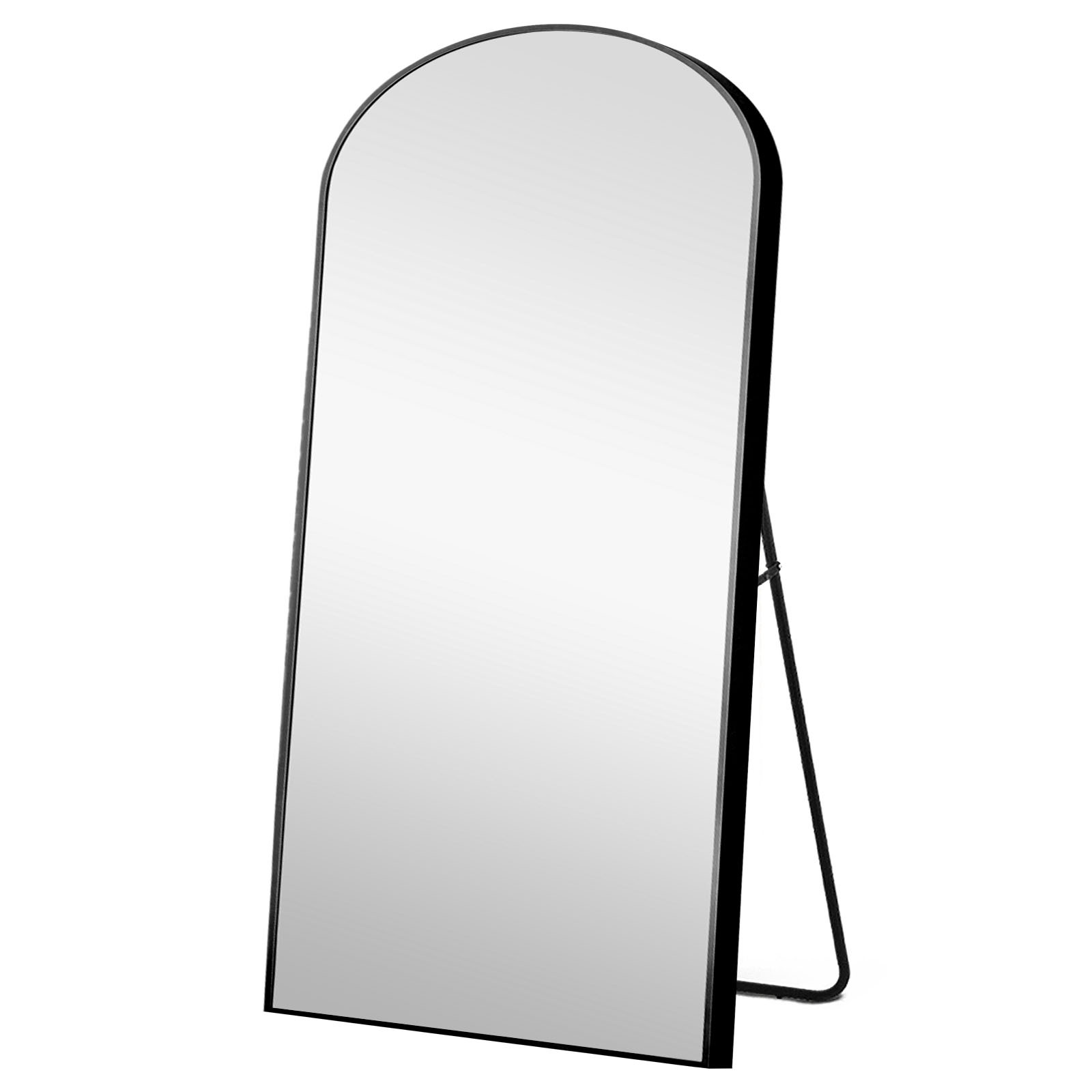 Black Arched Standing Mirror-399780-1