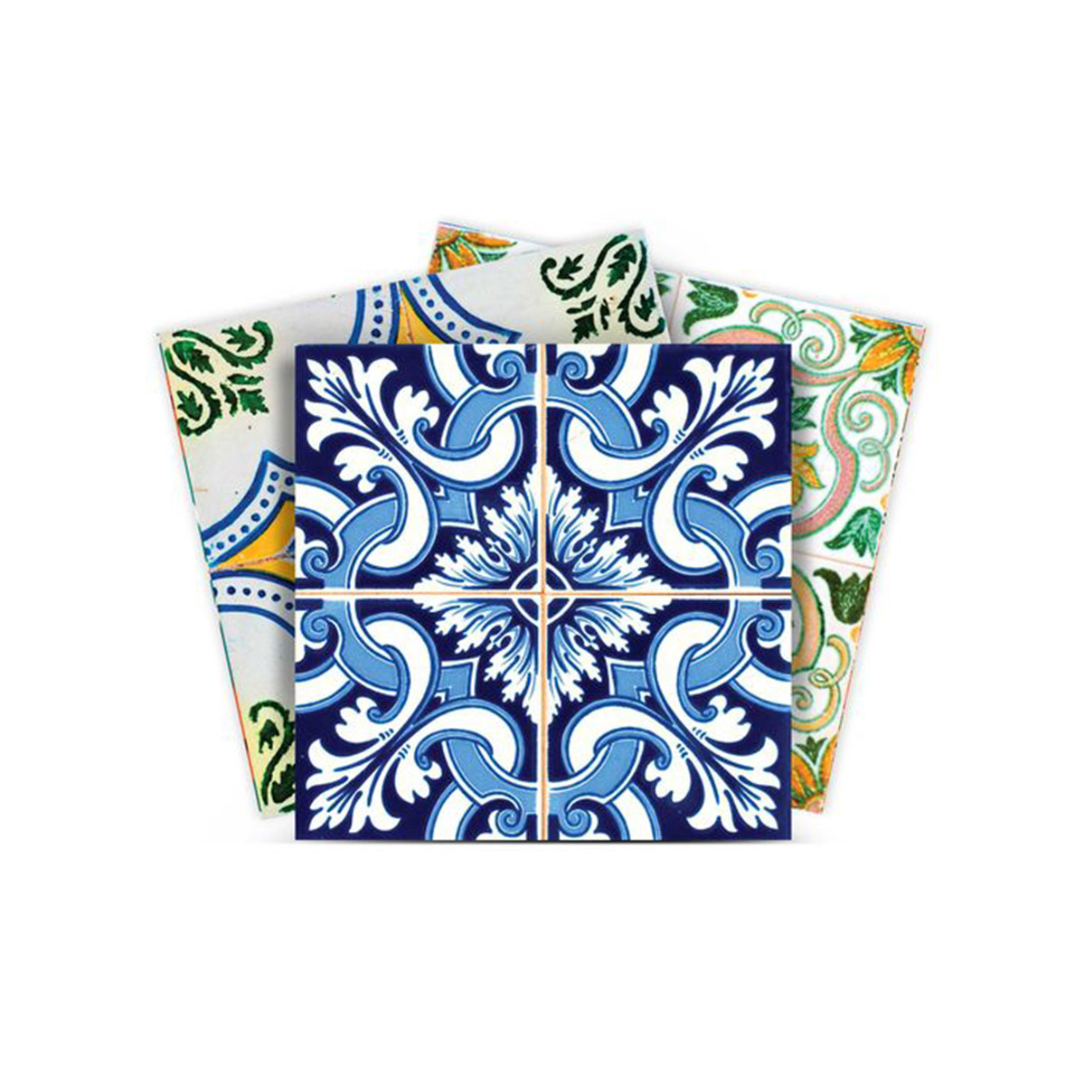 5" X 5" Lima Multi Mosaic Peel and Stick Tiles-400311-1