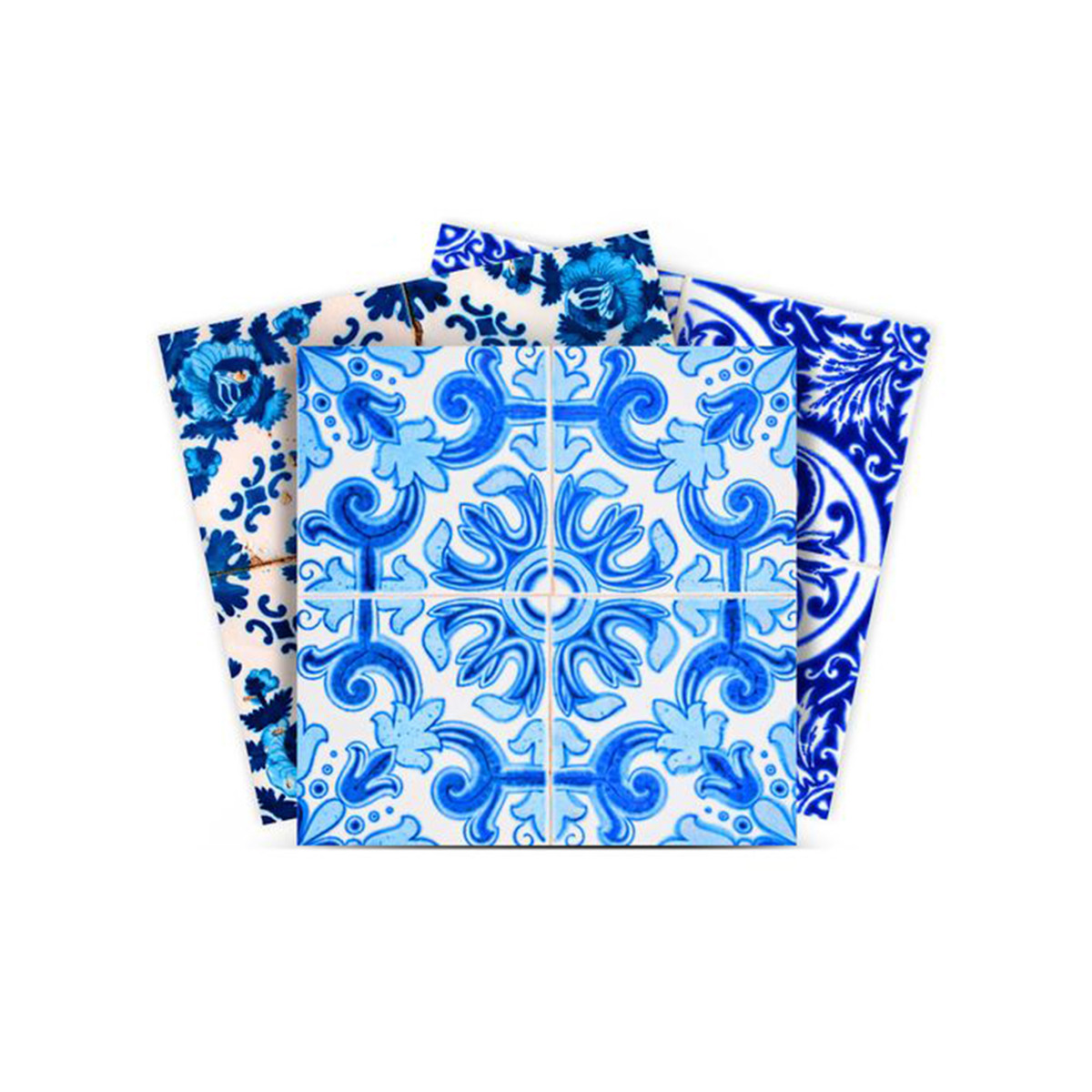 5" X 5" Greta Multi Mosaic Peel and Stick Tiles-400316-1