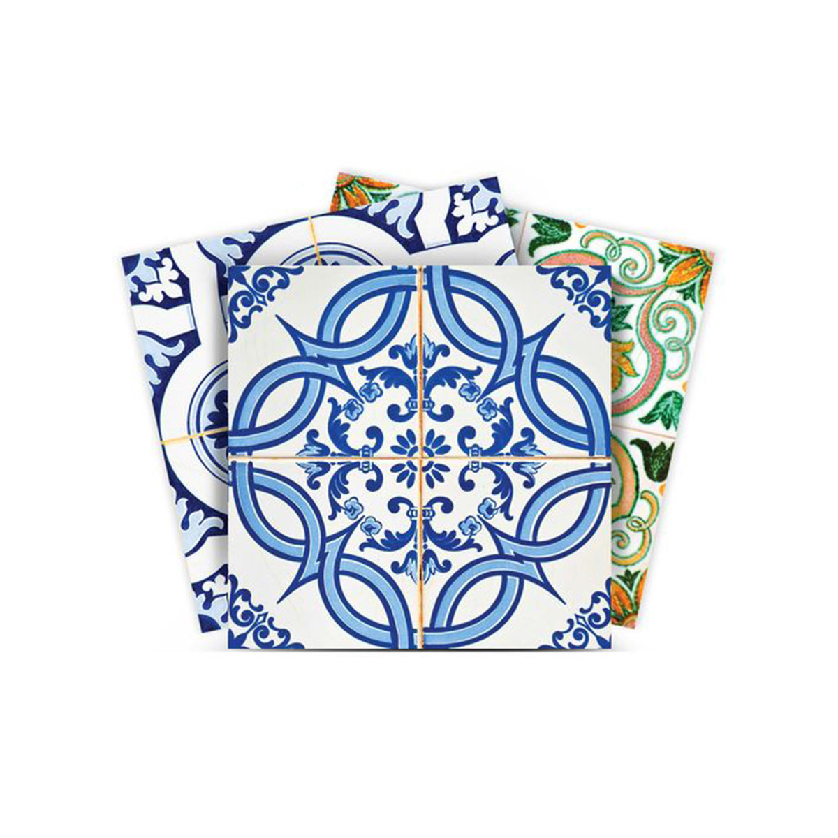 7" X 7" Cana Multi Mosaic Peel and Stick Tiles-400323-1