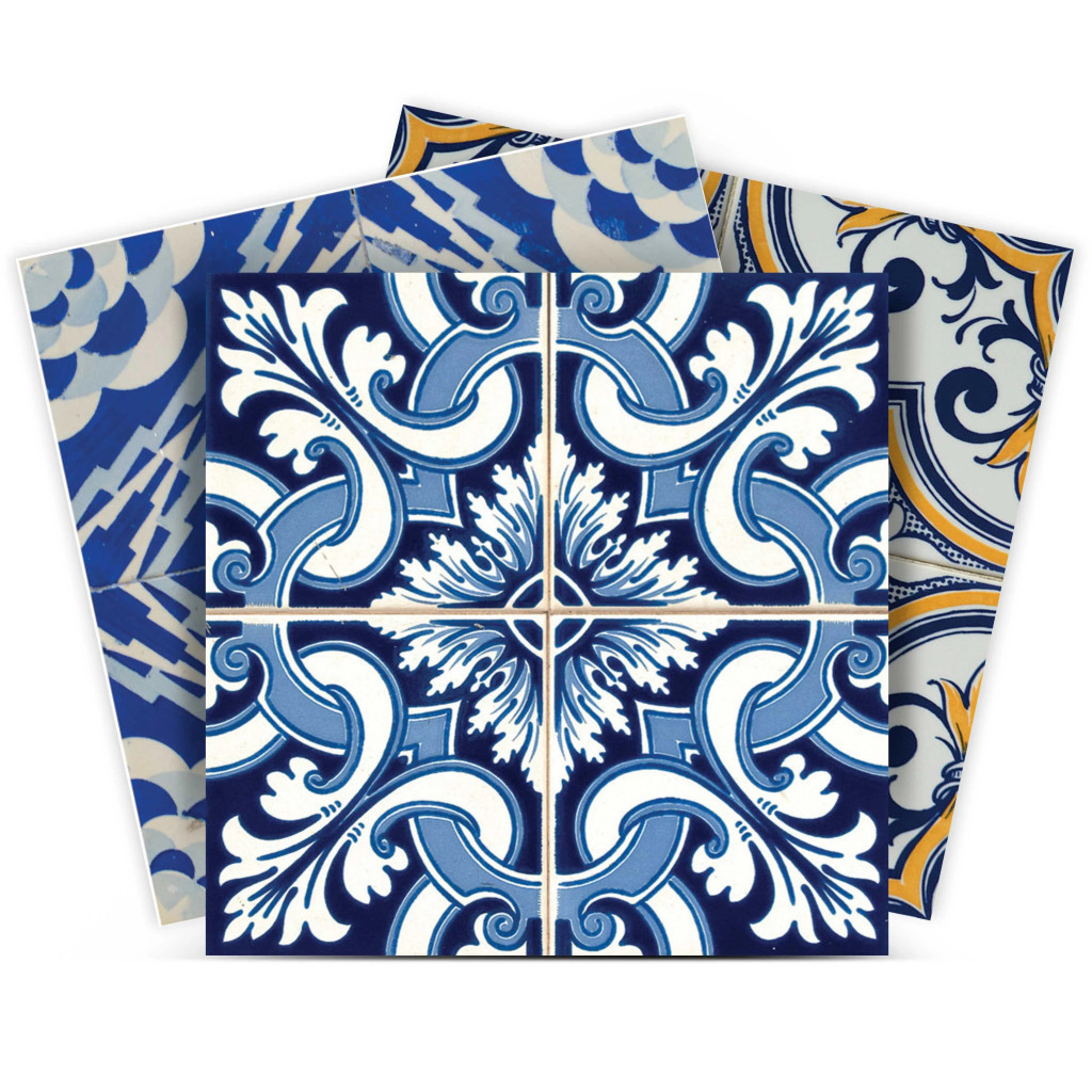 7" X 7" Randy Mutli Mosaic Peel and Stick Tiles-400358-1