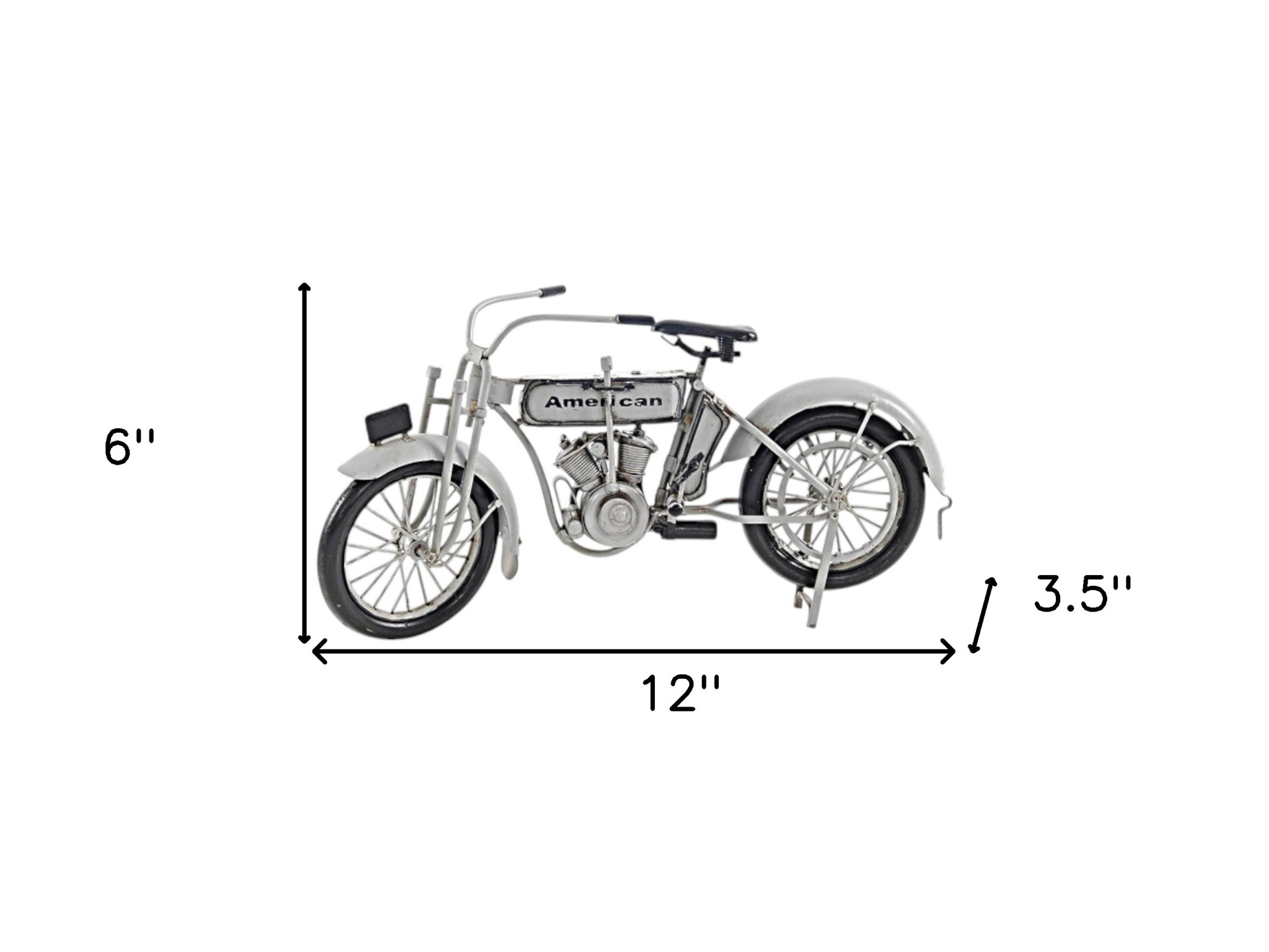 c1911 Harley-Davidson V-Twin Motorcycle Model Sculpture