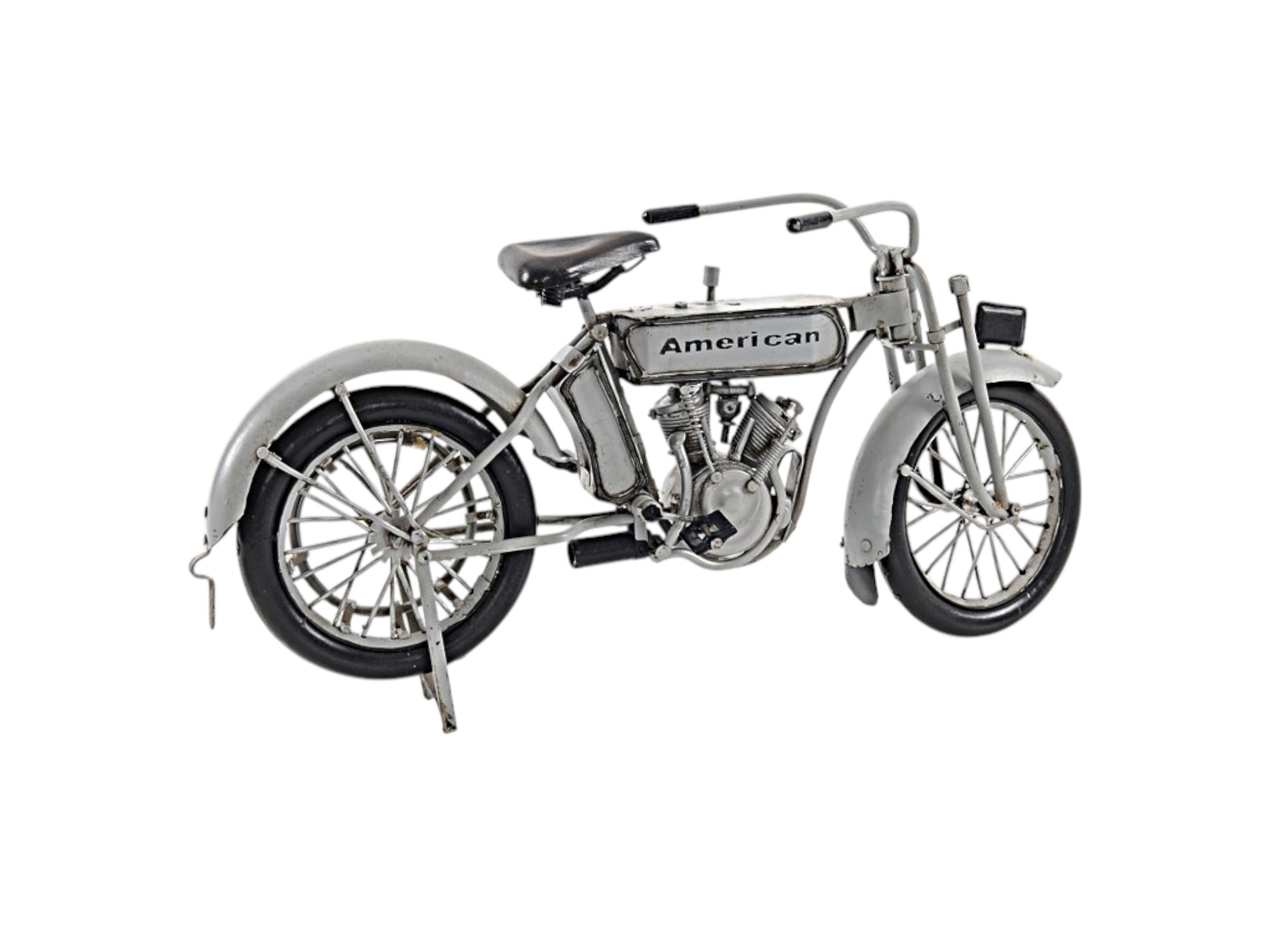 c1911 Harley-Davidson V-Twin Motorcycle Model Sculpture