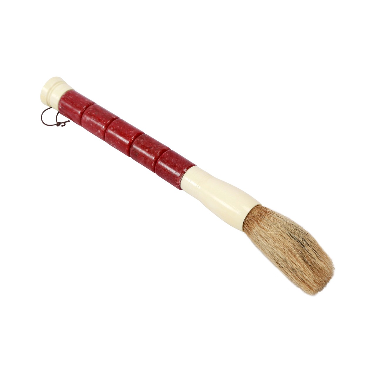 Red Spotted Jade Sectioned Decorative calligraphy Brush