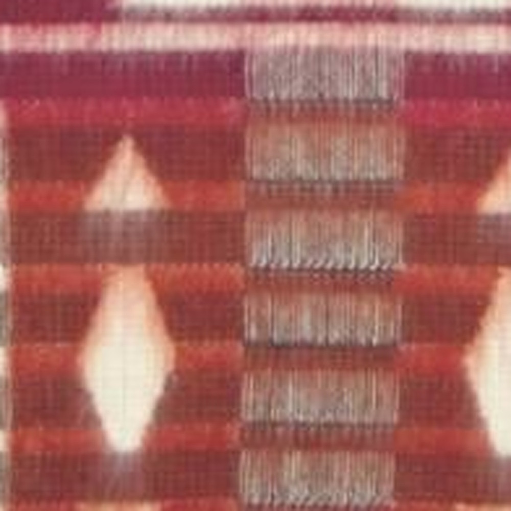 20" Brown and White Southwestern Acrylic Throw Pillow Cover